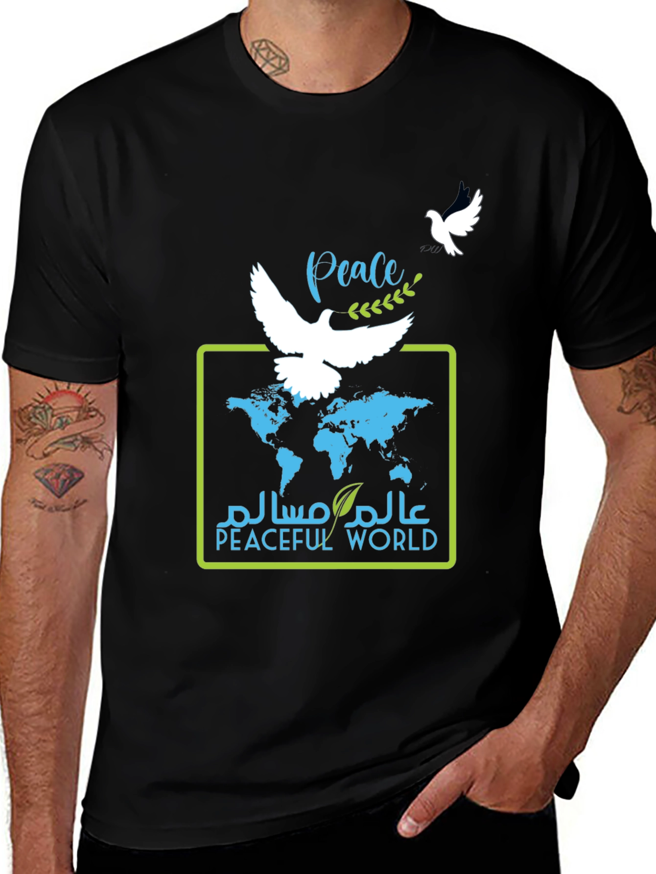 Peaceful World Graphic T-Shirt