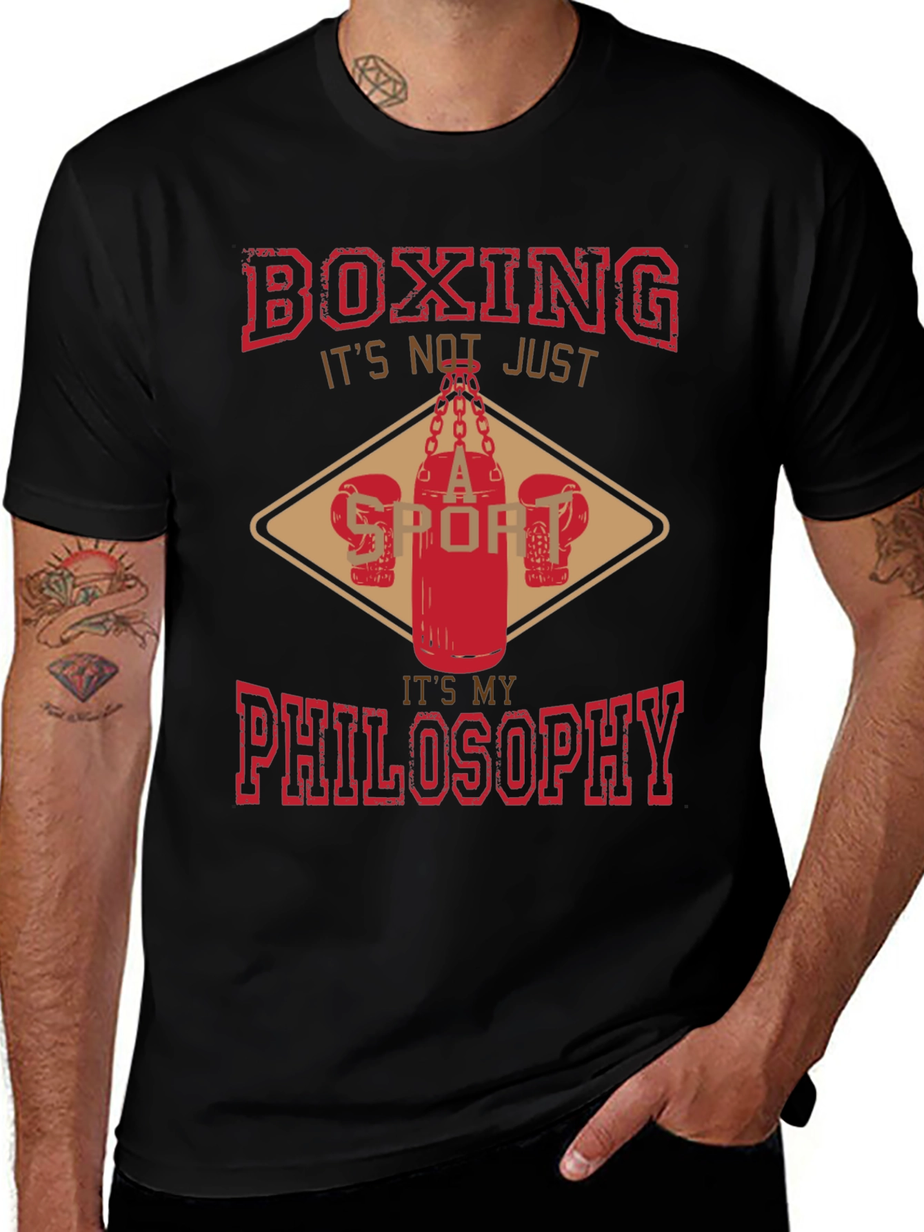 Variant 23 of Boxing Philosophy Graphic Tee
