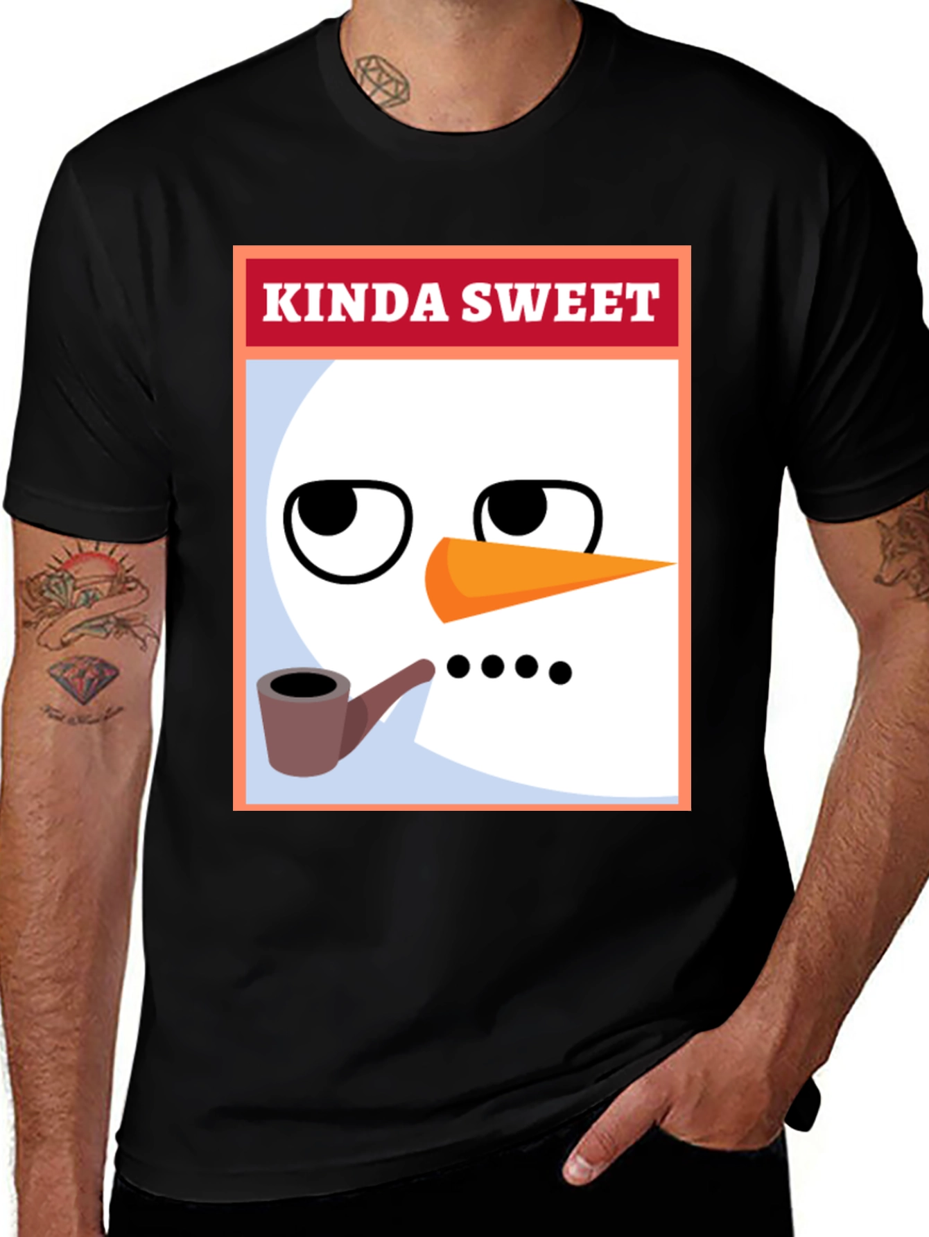 Kinda Sweet Snowman Graphic Tee