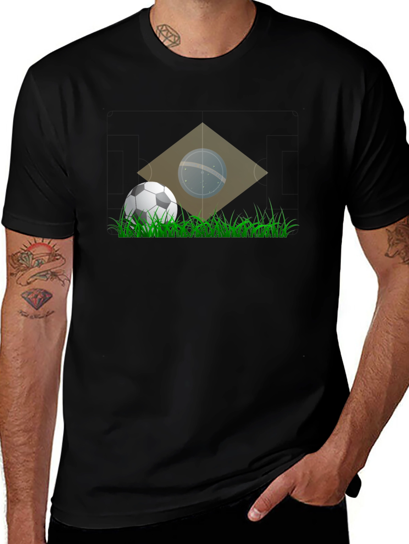 Brazil Soccer Graphic T-Shirt