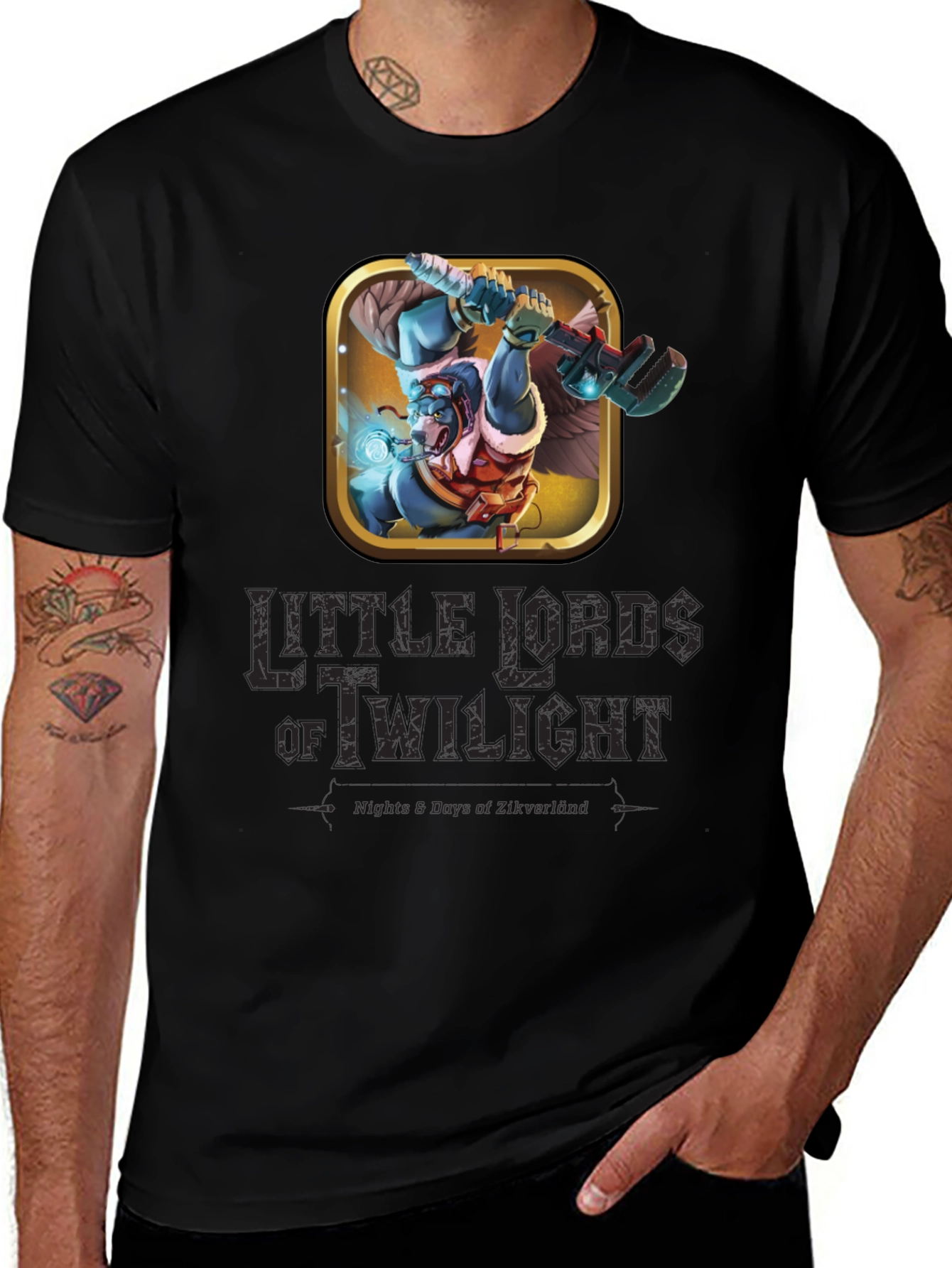 Little Lords of Twilight Black T-Shirt - Zikverland Nights