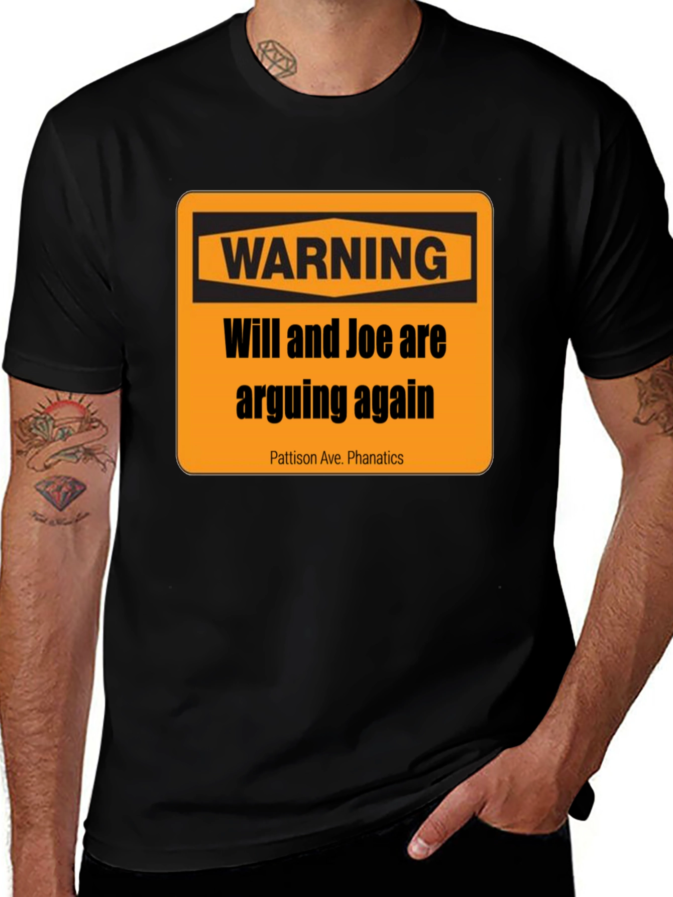 Variant 5 of Warning: Will and Joe are Arguing T-Shirt