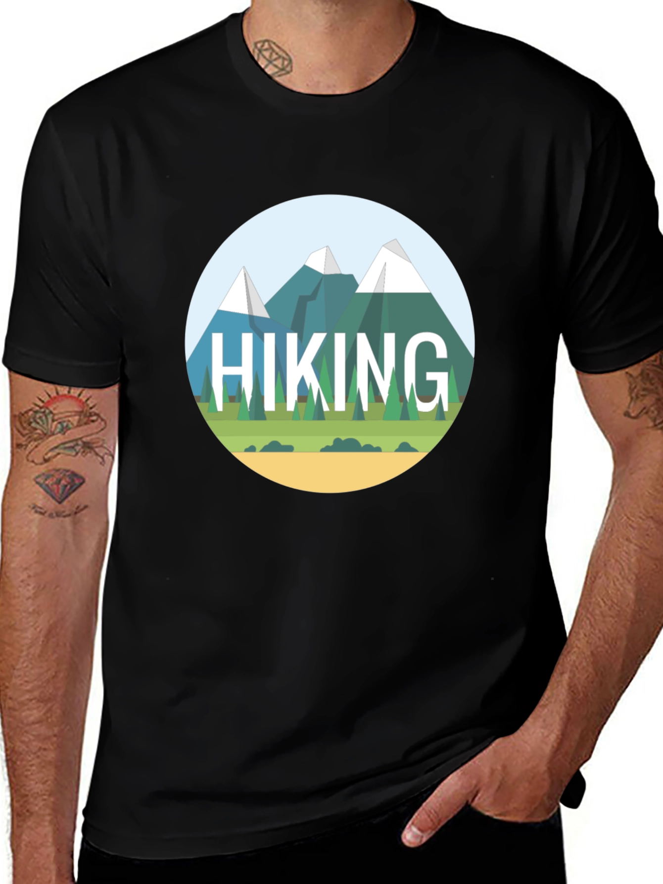 Variant 4 of Hiking Adventure T-Shirt - Mountain Graphic Tee
