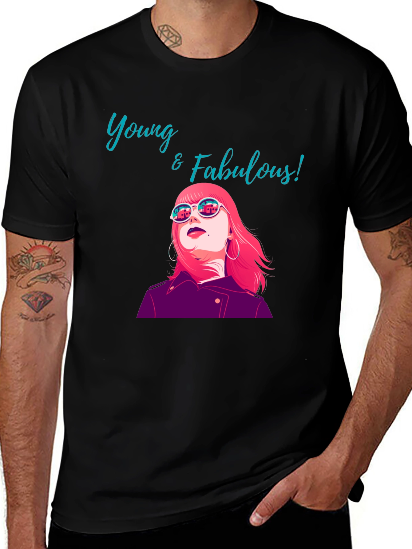 Variant 7 of Young & Fabulous Graphic Tee