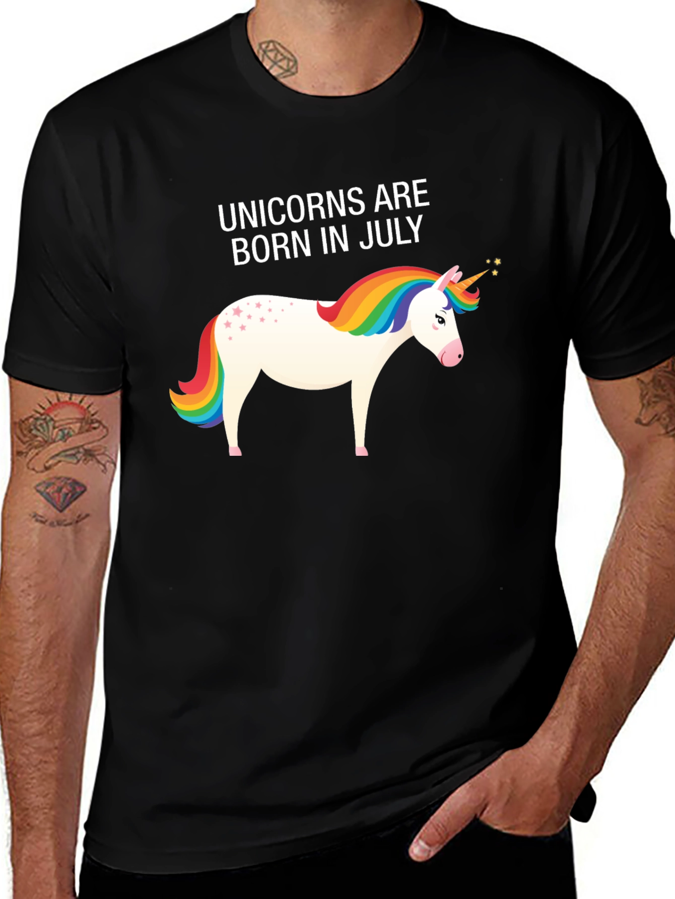 Unicorns Born in July T-Shirt