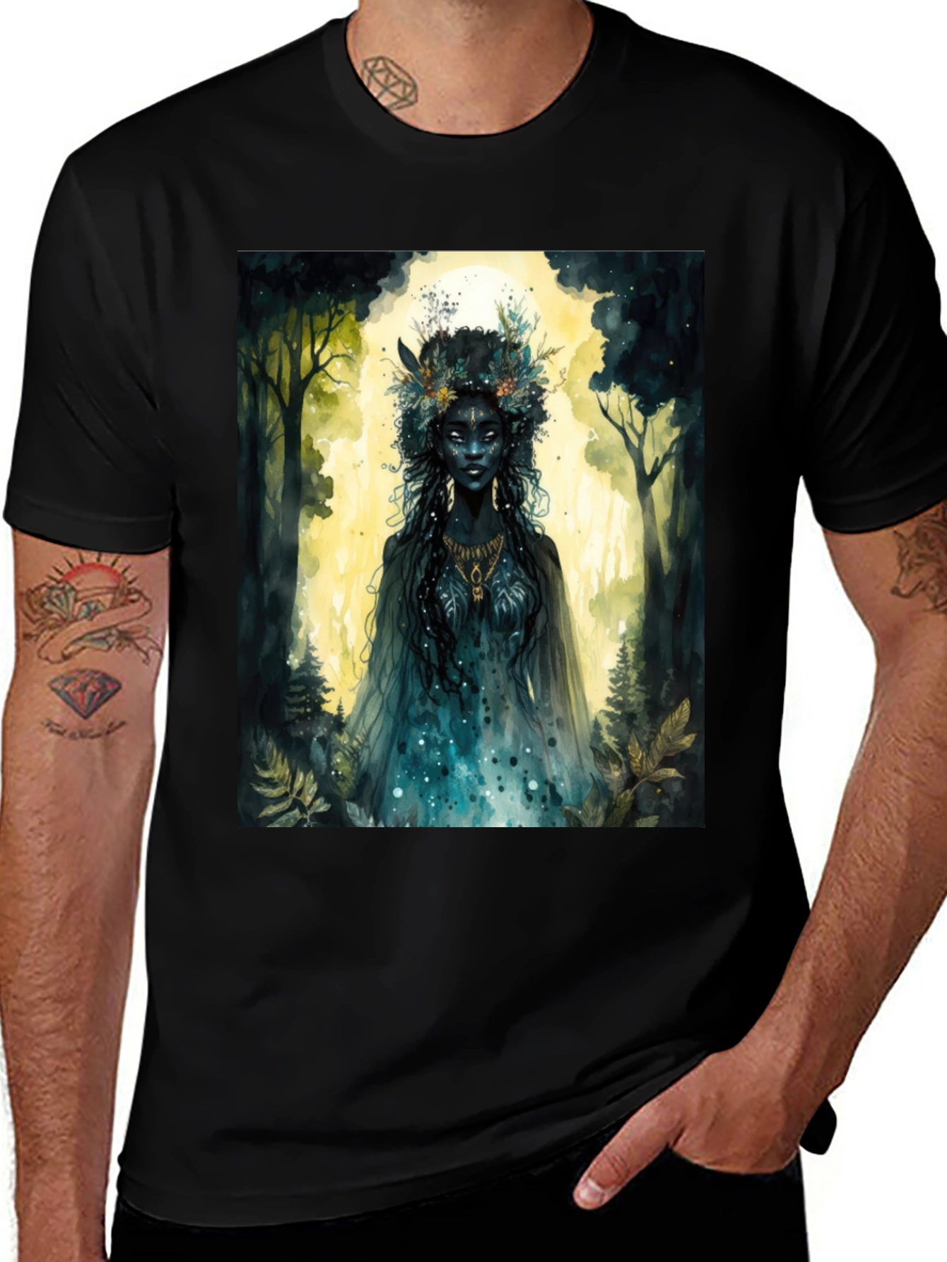 Variant 16 of Enchanted Forest Queen Graphic Tee
