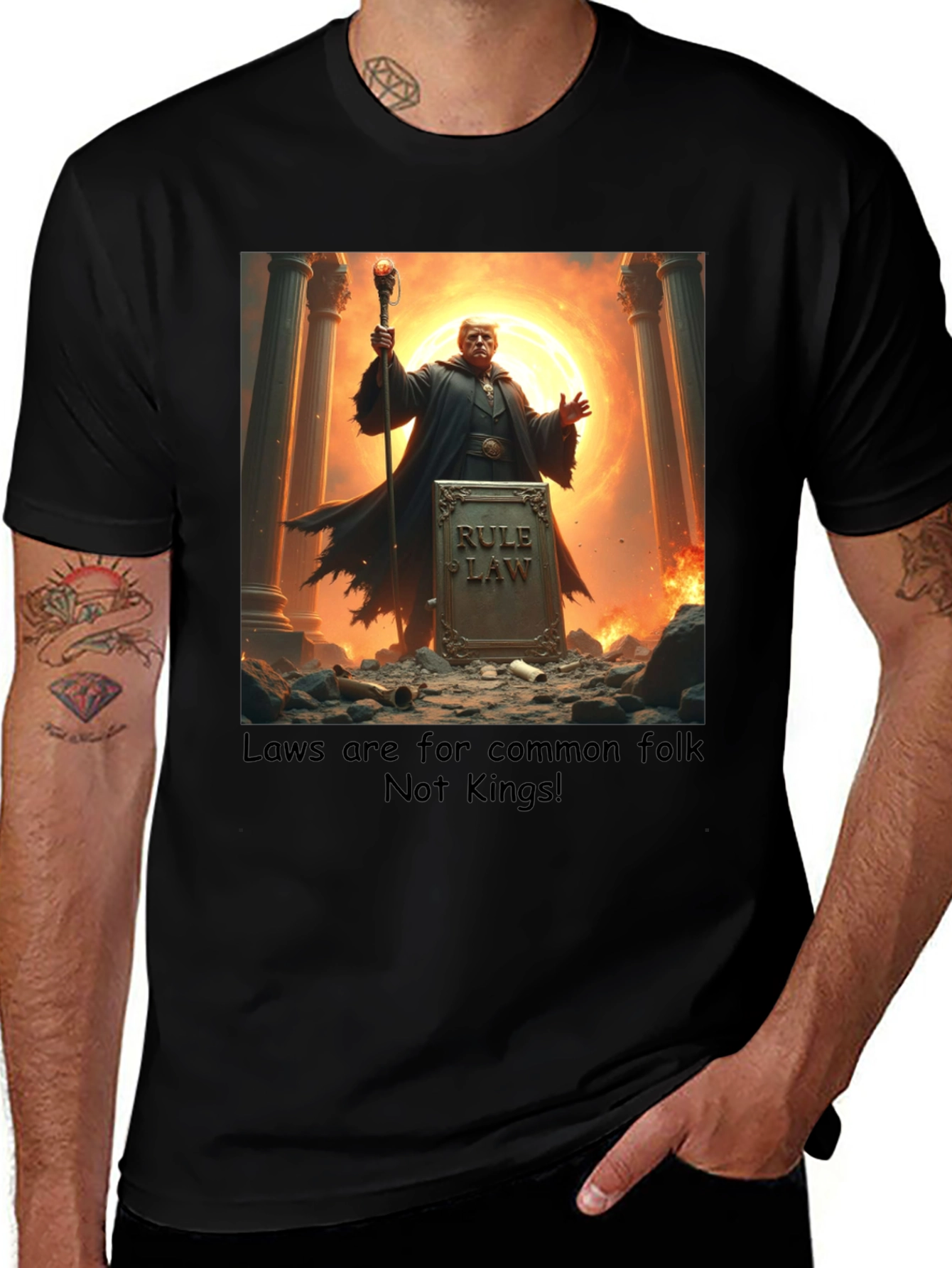 Variant 5 of Rule of Law Graphic T-Shirt
