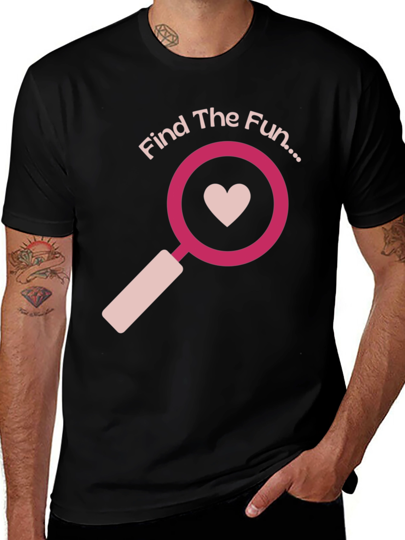 Variant 17 of Find the Fun Heart Graphic T-Shirt