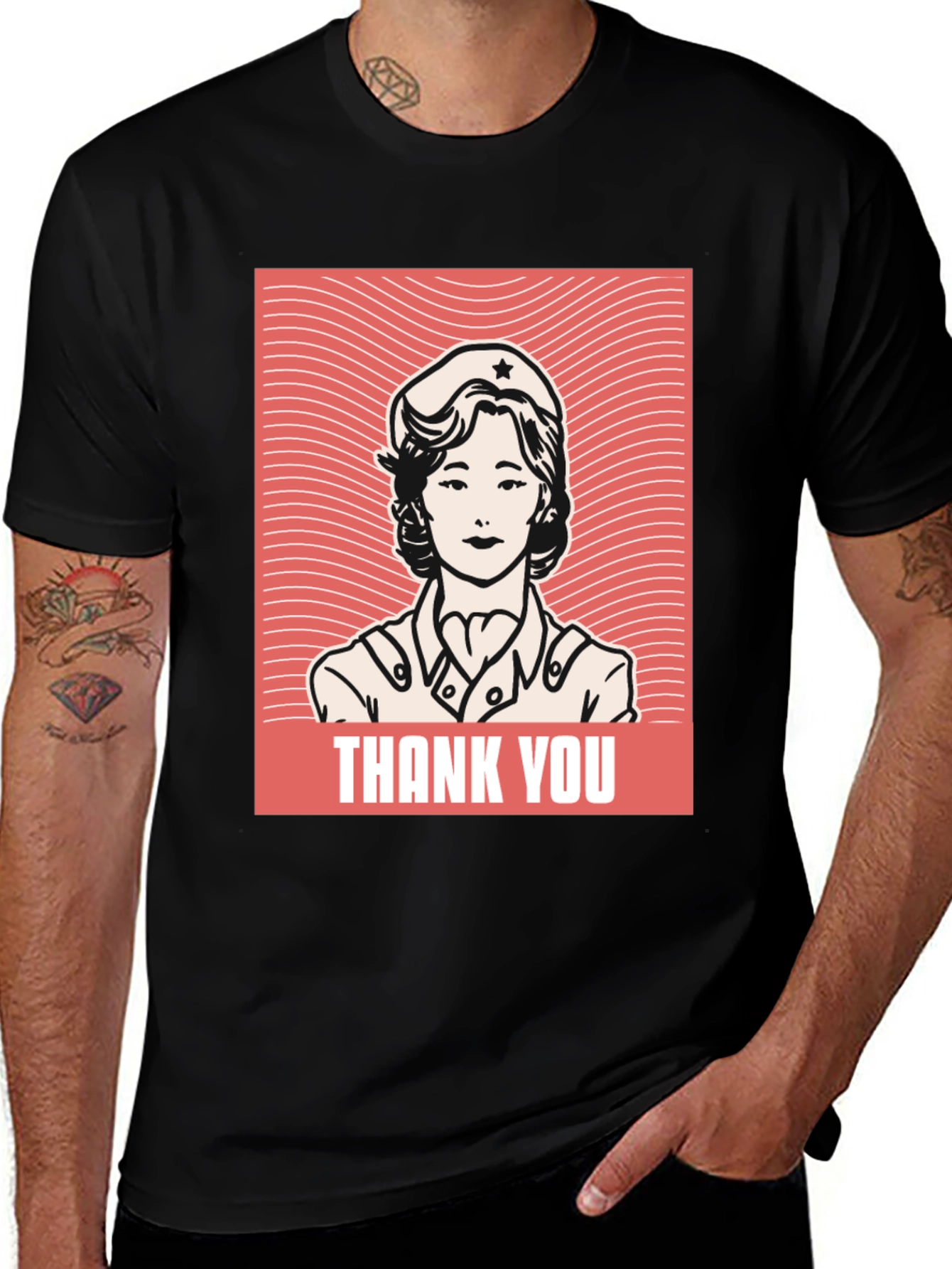 Variant 11 of Thank You Nurse Graphic Tee