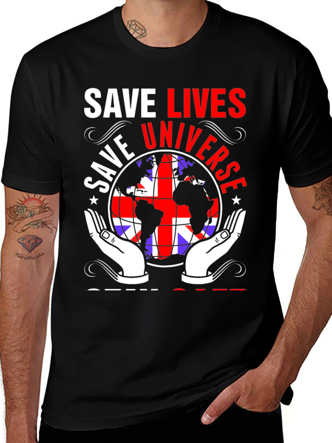 Variant 15 of Save Lives Universe Graphic T-Shirt