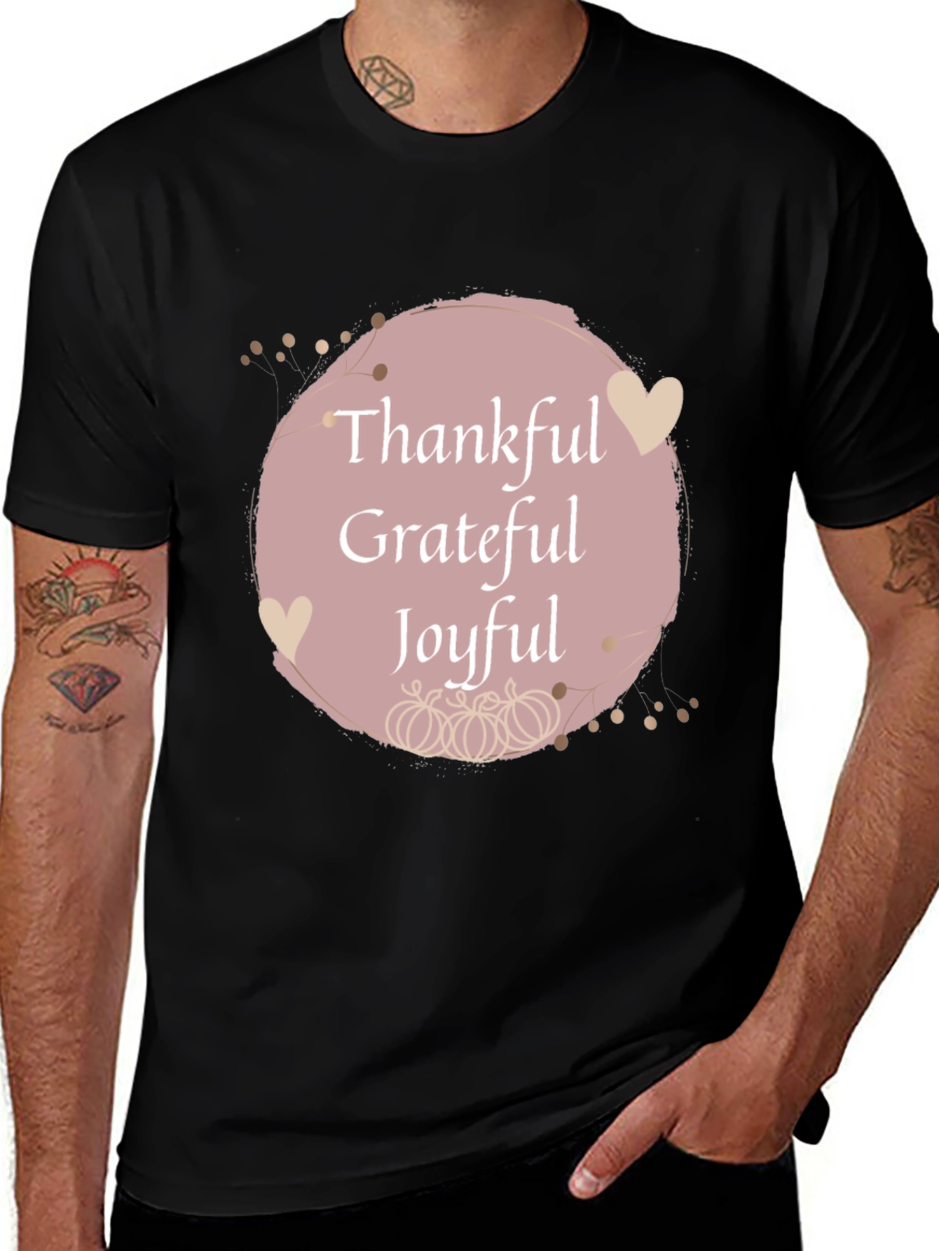 Variant 6 of Thankful Grateful Joyful Fall T-Shirt