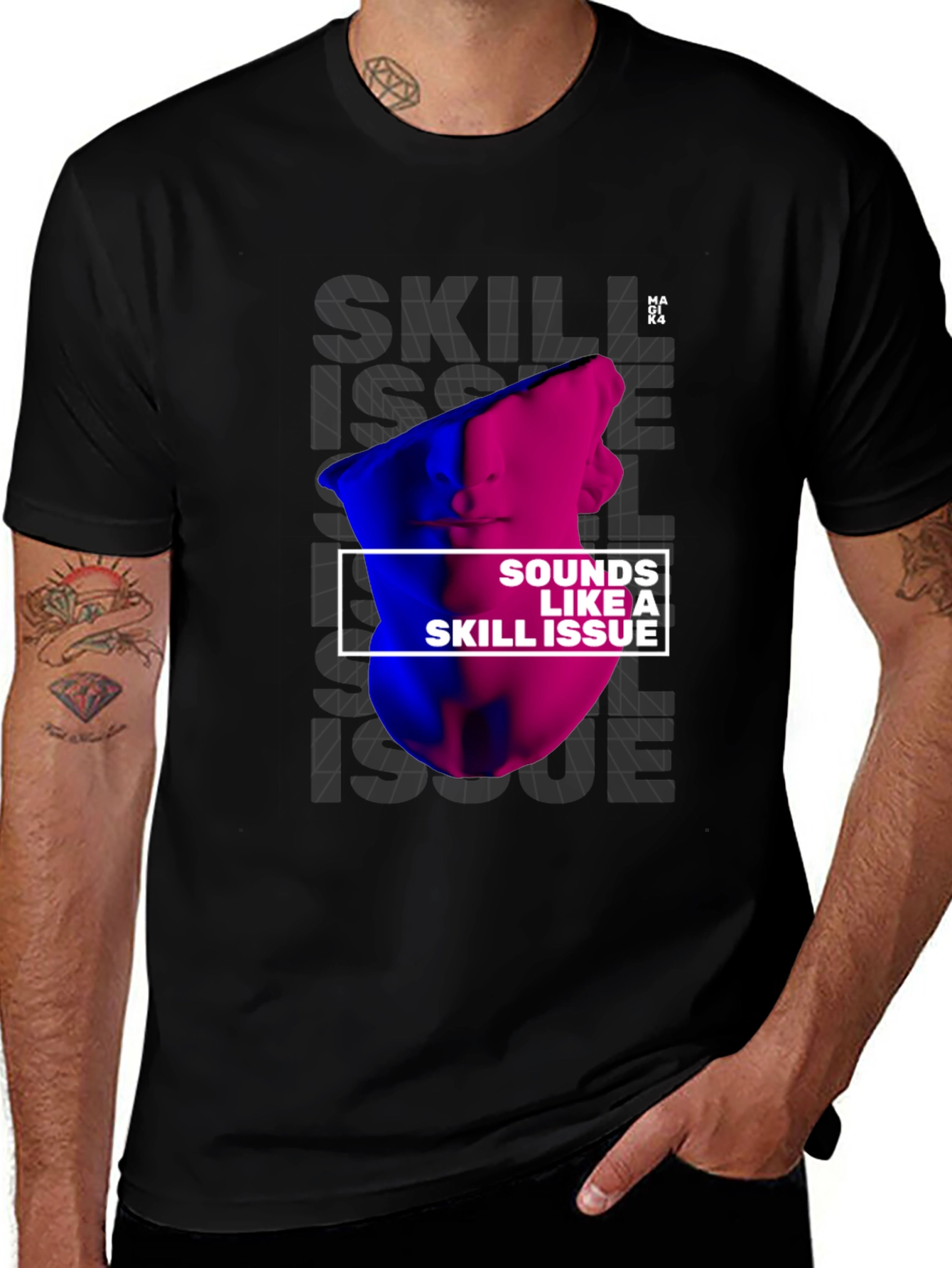 Variant 23 of Skill Issue Graphic Tee - Modern Streetwear Style
