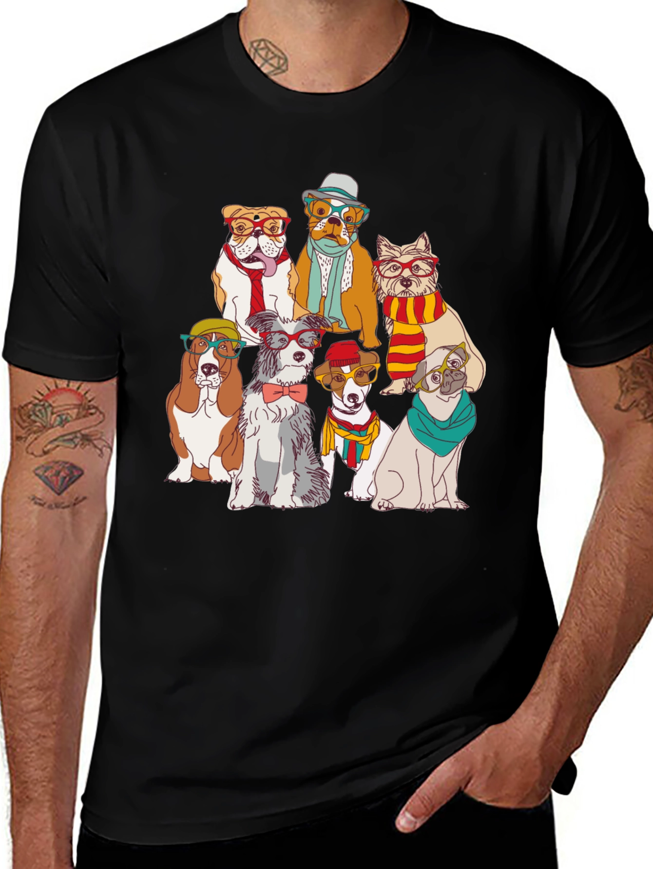 Variant 18 of Stylish Dog Breed Graphic Tee