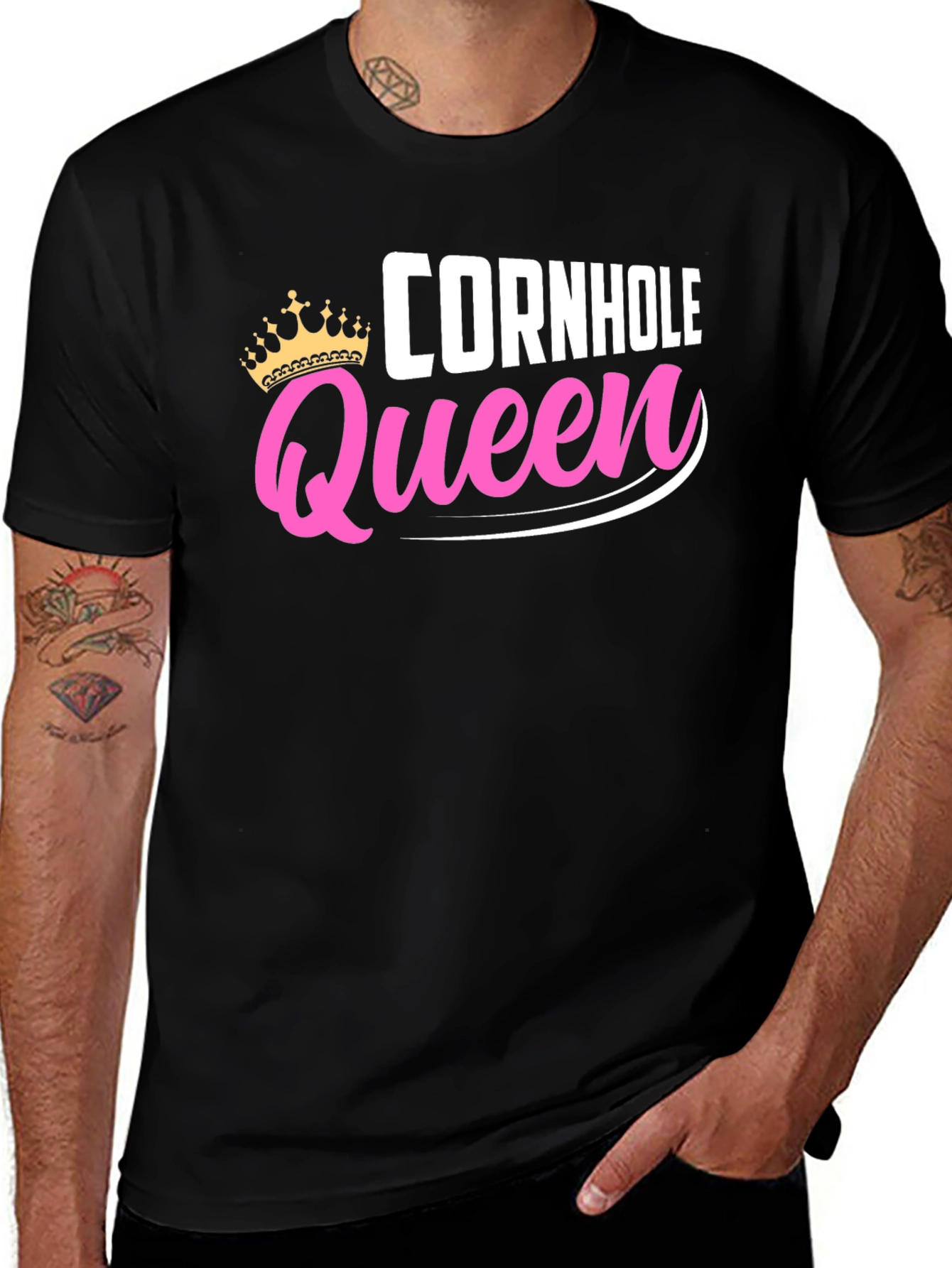 Variant 28 of Cornhole Queen Graphic T-Shirt