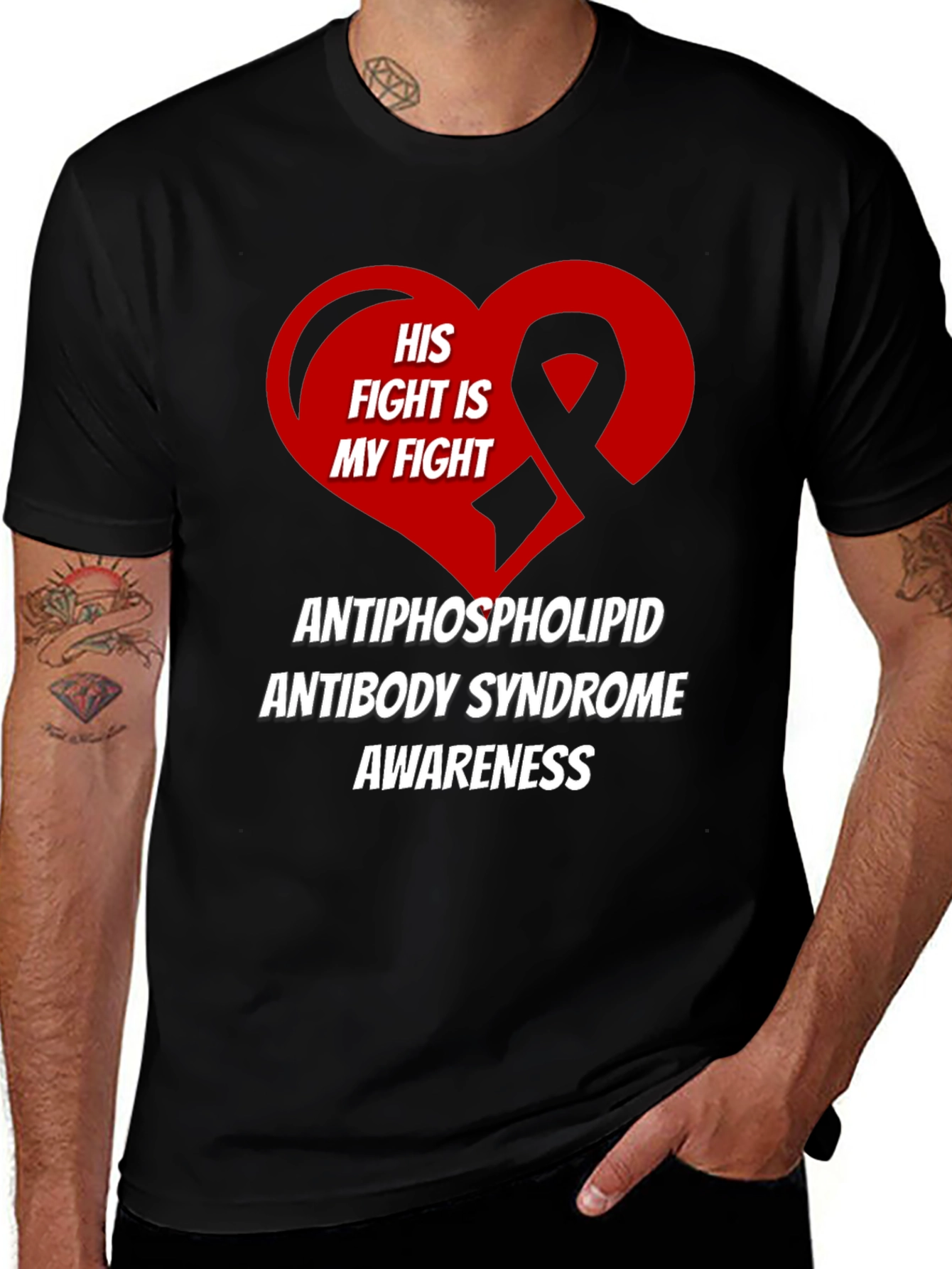 APLS Awareness T-Shirt - His Fight is My Fight 