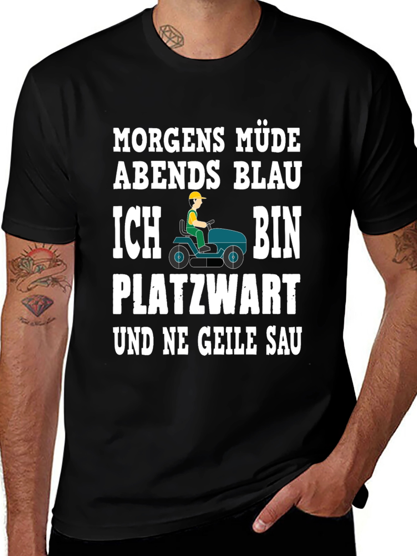 Variant 13 of Morgens Müde Platzwart T-Shirt