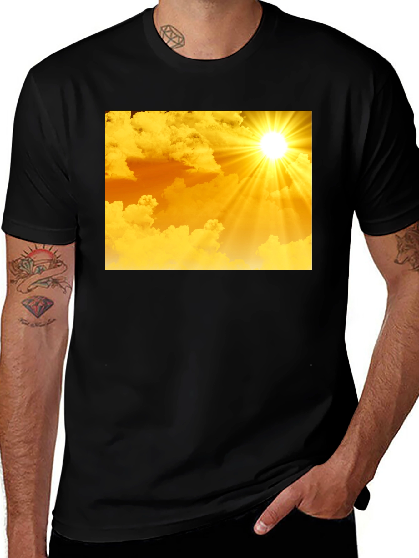 Variant 13 of Sunshine Graphic T-Shirt - Radiant Summer Style