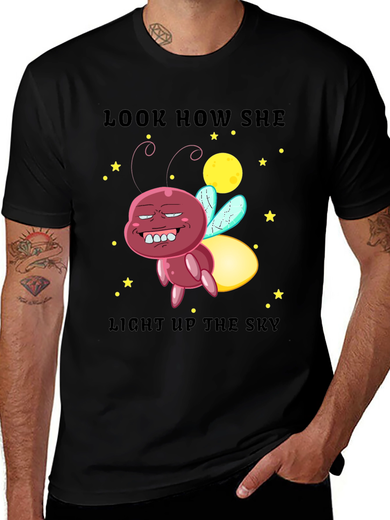Firefly Graphic T-Shirt - Look How She Lights Up The Sky