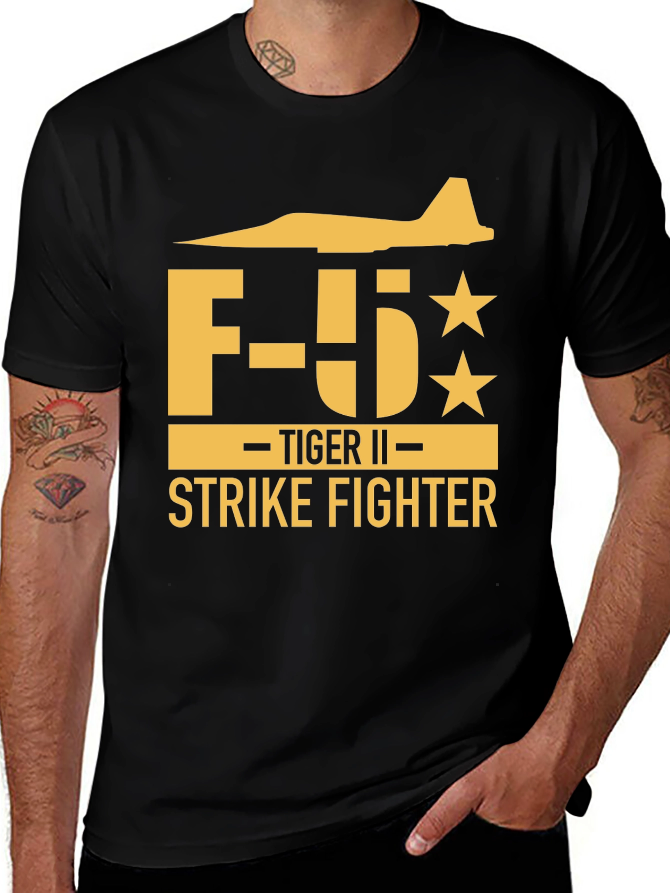 Variant 11 of F-5 Tiger II Strike Fighter Graphic T-Shirt