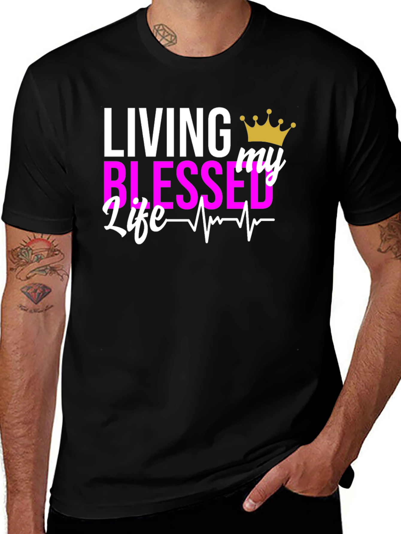 Variant 11 of Living My Blessed Life Graphic Tee