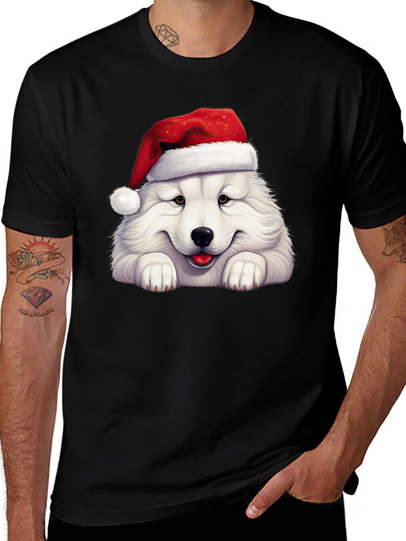 Variant 28 of Festive Dog T-Shirt - Holiday Cheer