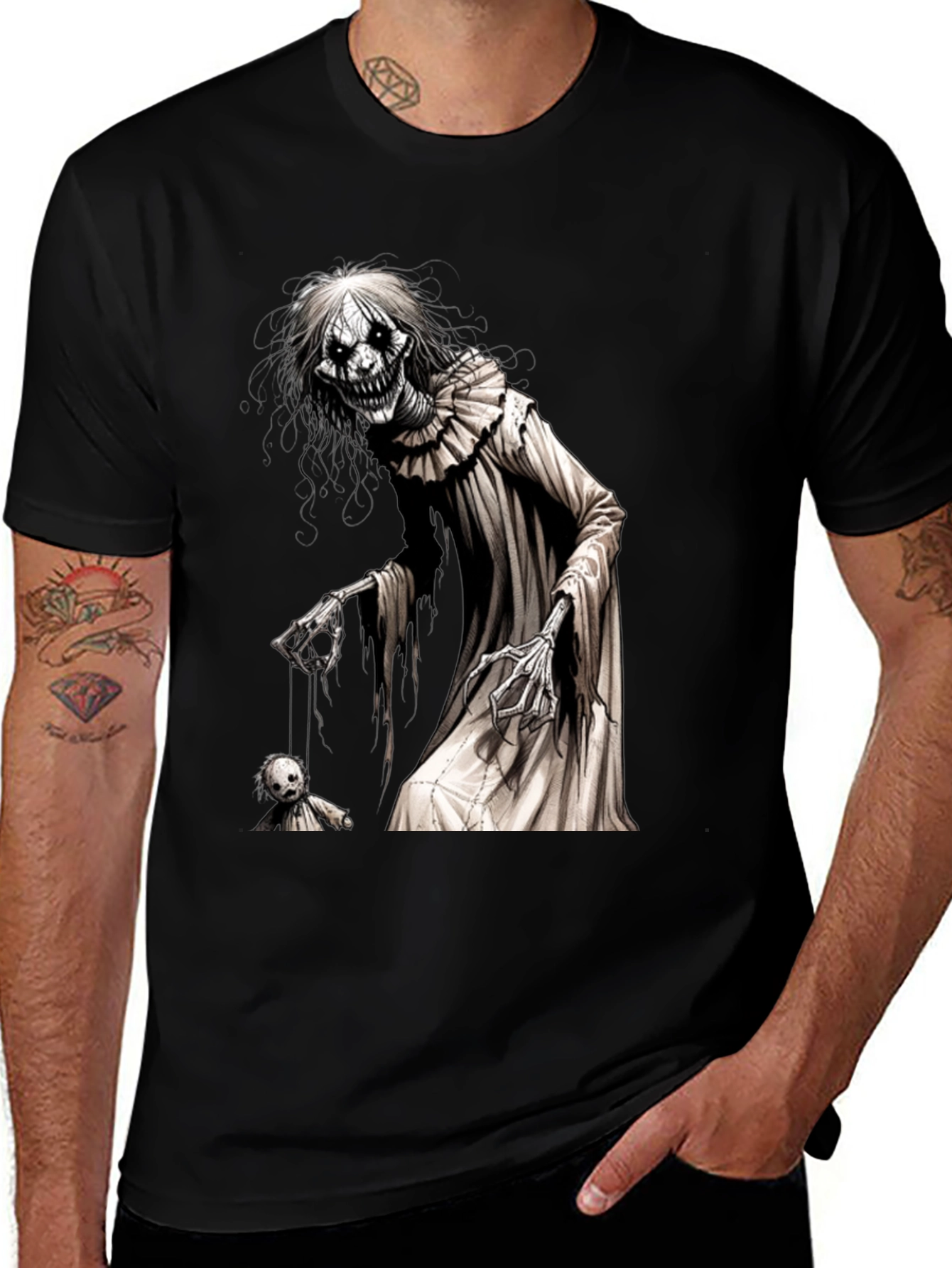 Creepy Clown T-Shirt - Horror Graphic Tee