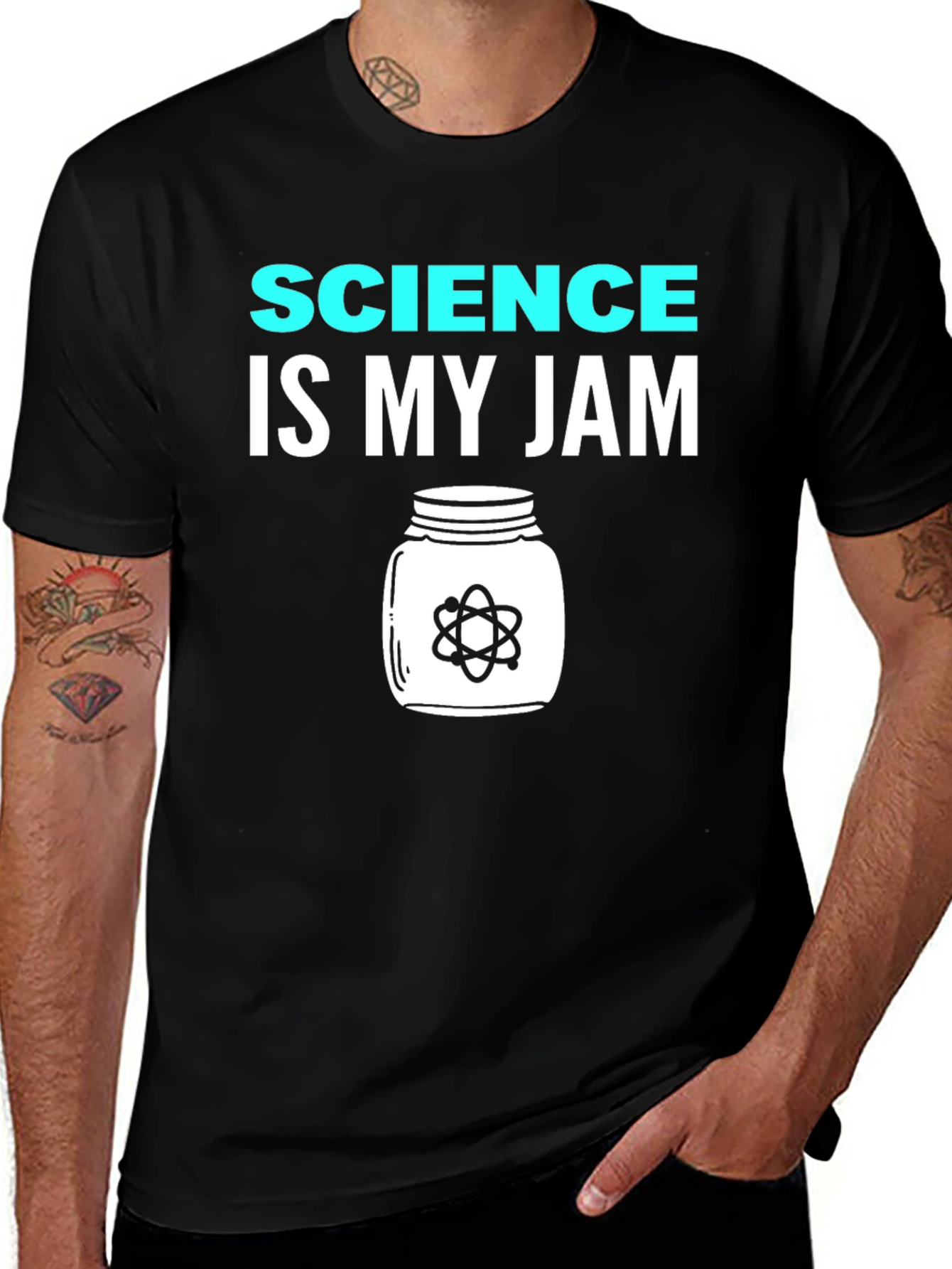 Variant 12 of Science Is My Jam T-Shirt - Geeky Humor Tee