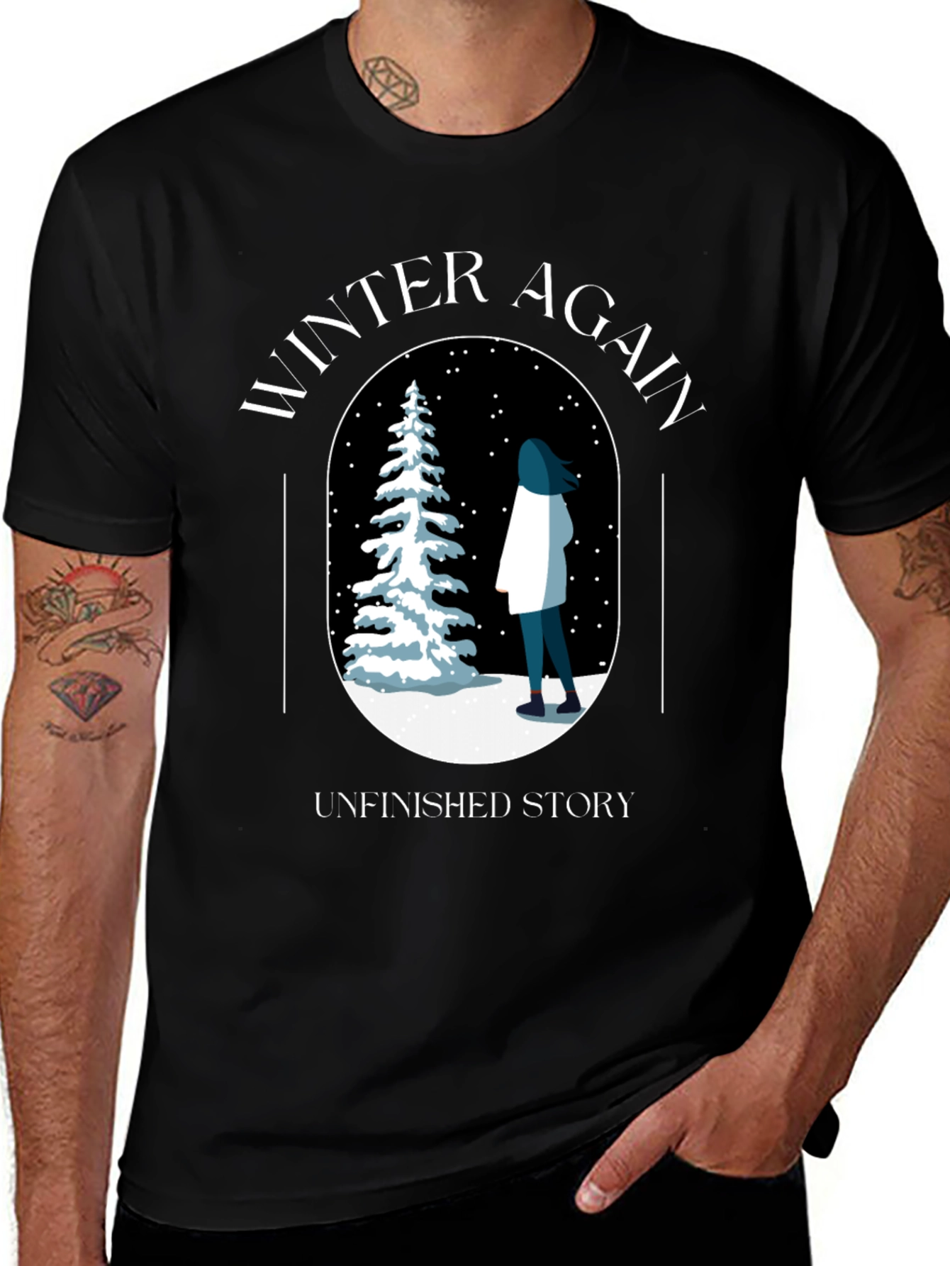 Winter Again T-Shirt - Unfinished Story Design