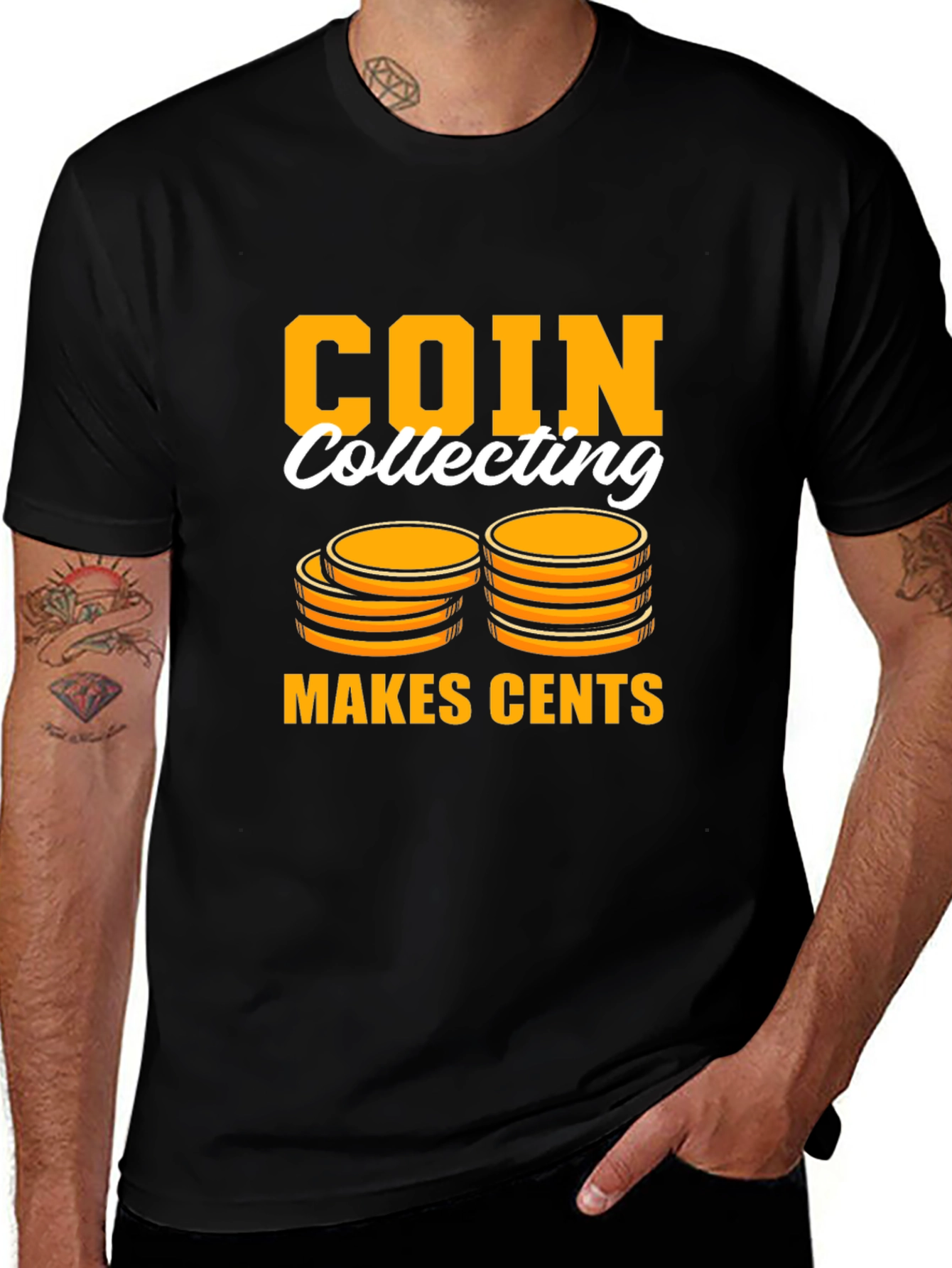 Variant 30 of Coin Collecting Makes Cents T-Shirt