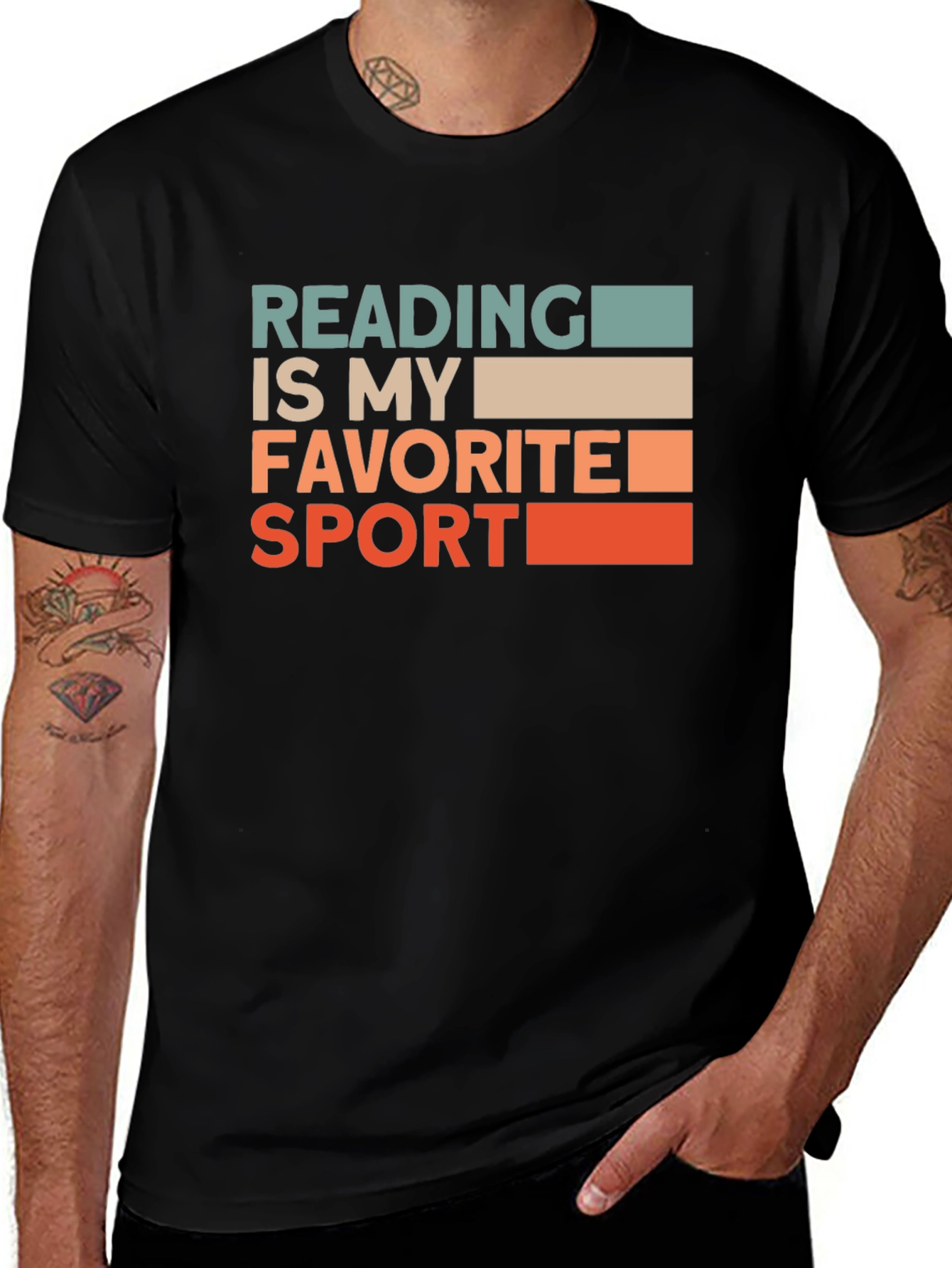 Variant 13 of Reading is My Favorite Sport T-Shirt