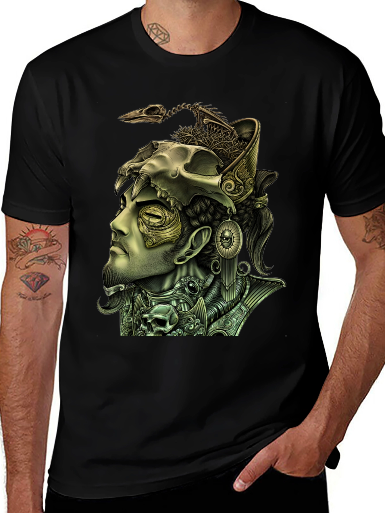 Variant 10 of Mystic Warrior Graphic Tee - Unique Print Design