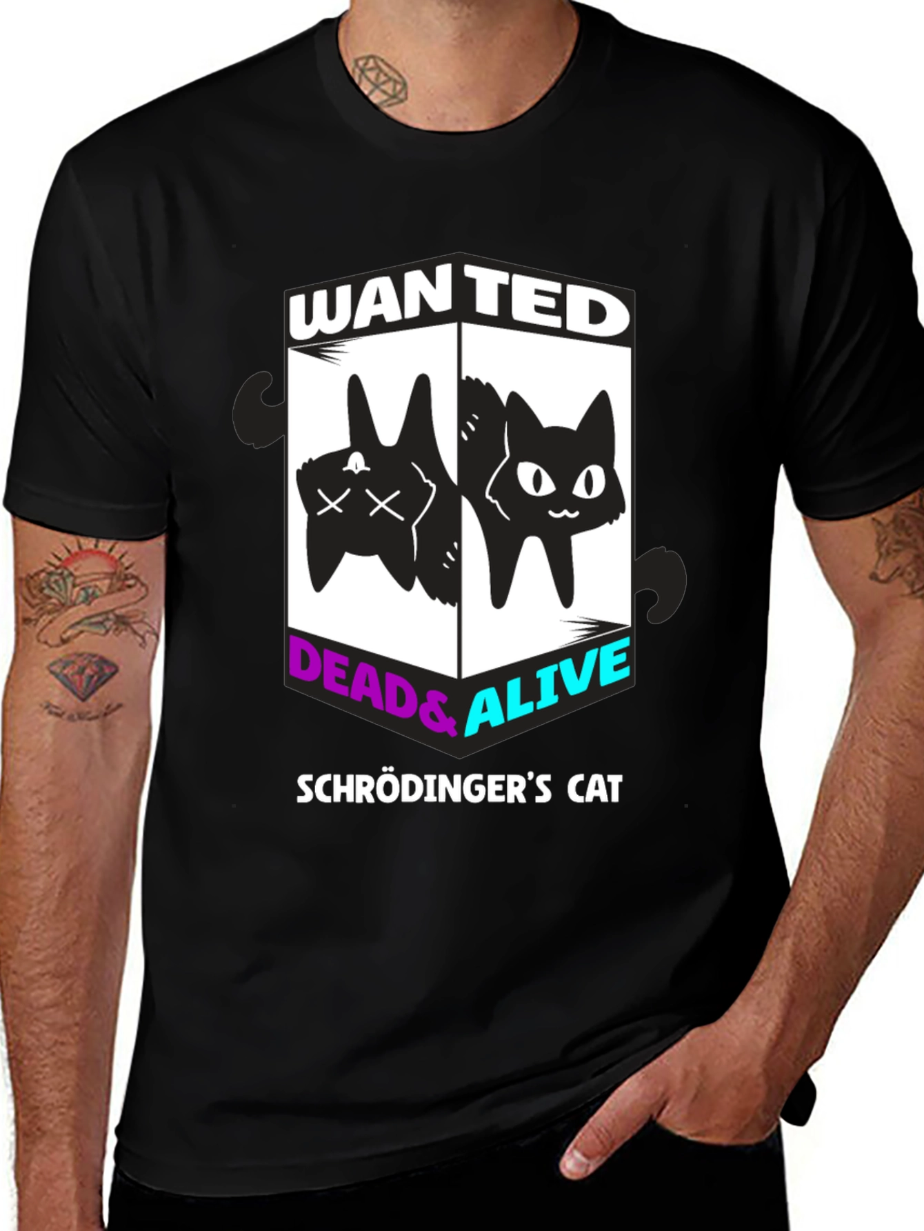 Schrödinger's Cat Wanted Dead & Alive T-Shirt