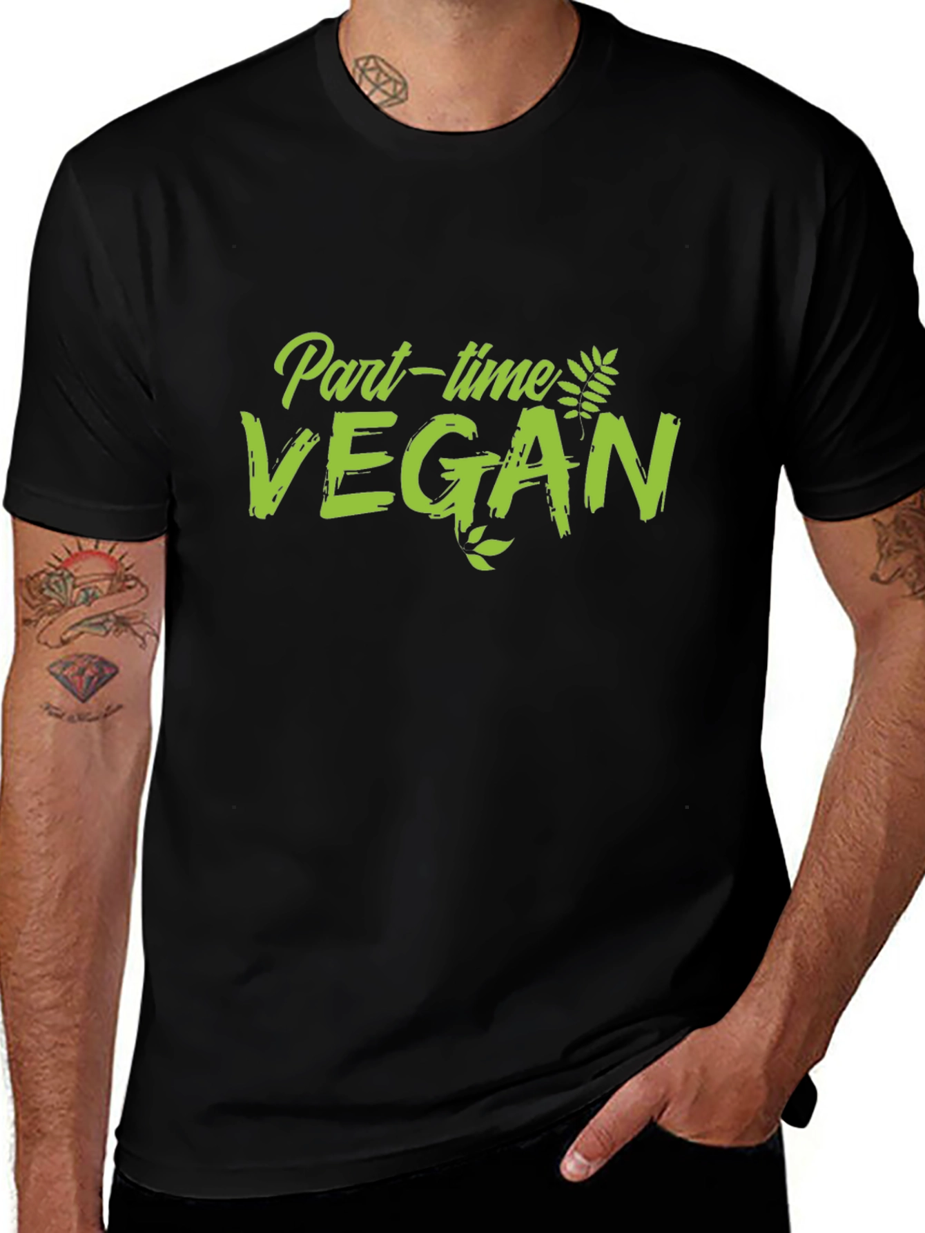 Variant 6 of Part-Time Vegan Graphic Tee