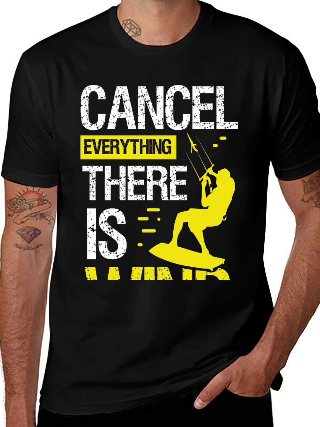 Variant 25 of Cancel Everything Kitesurfing T-Shirt