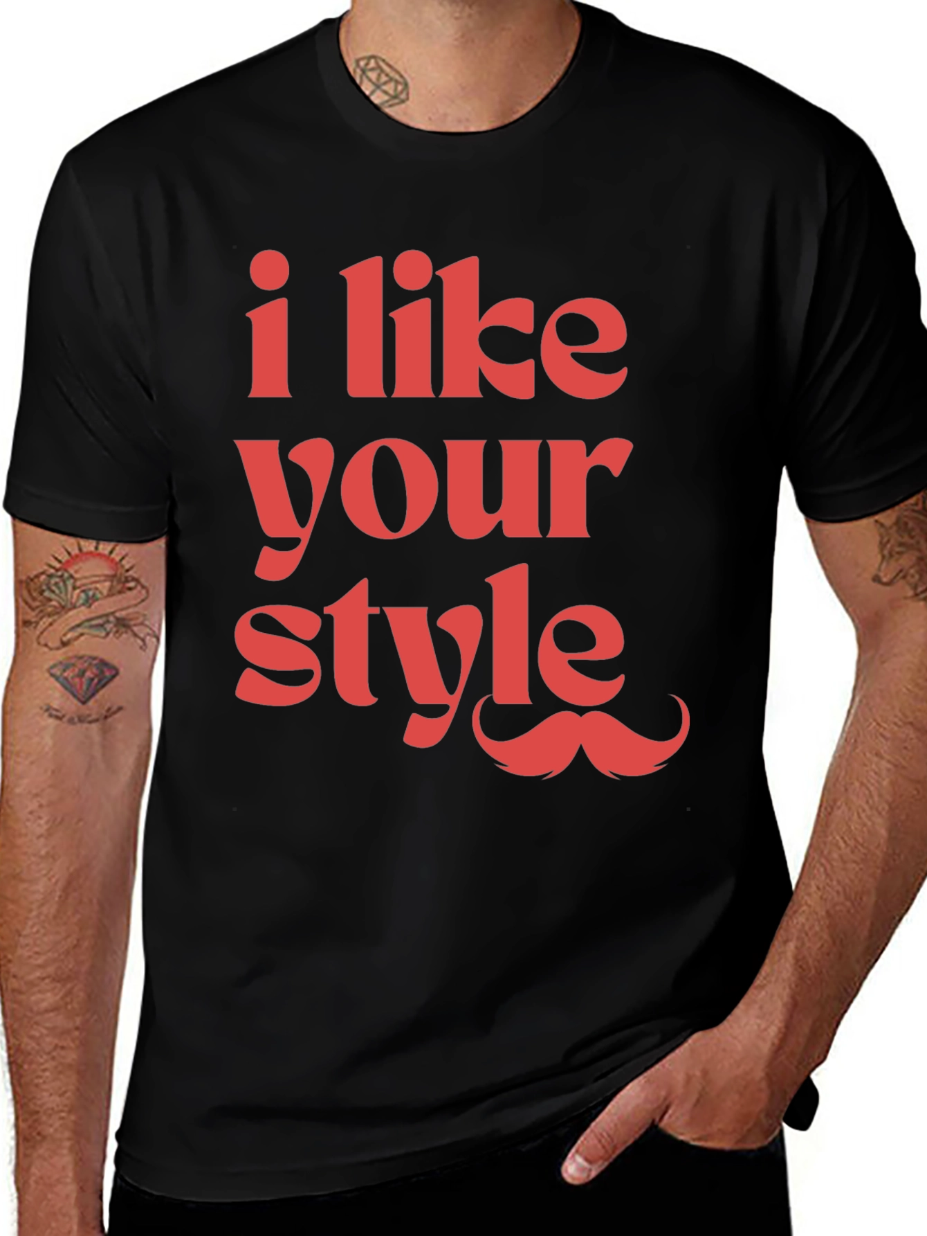 Variant 14 of I Like Your Style Men's Graphic T-Shirt