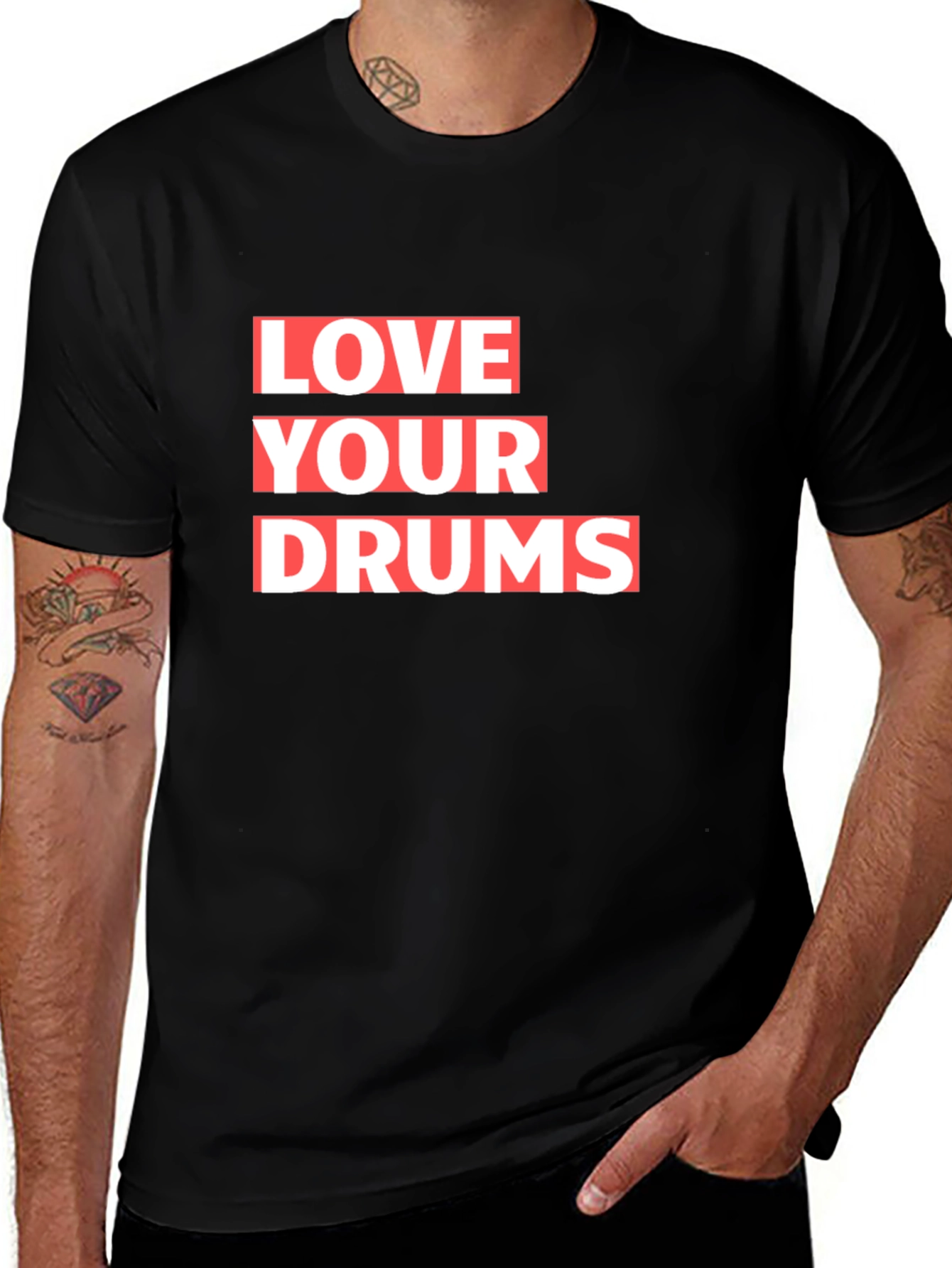 Variant 27 of Love Your Drums Graphic T-Shirt