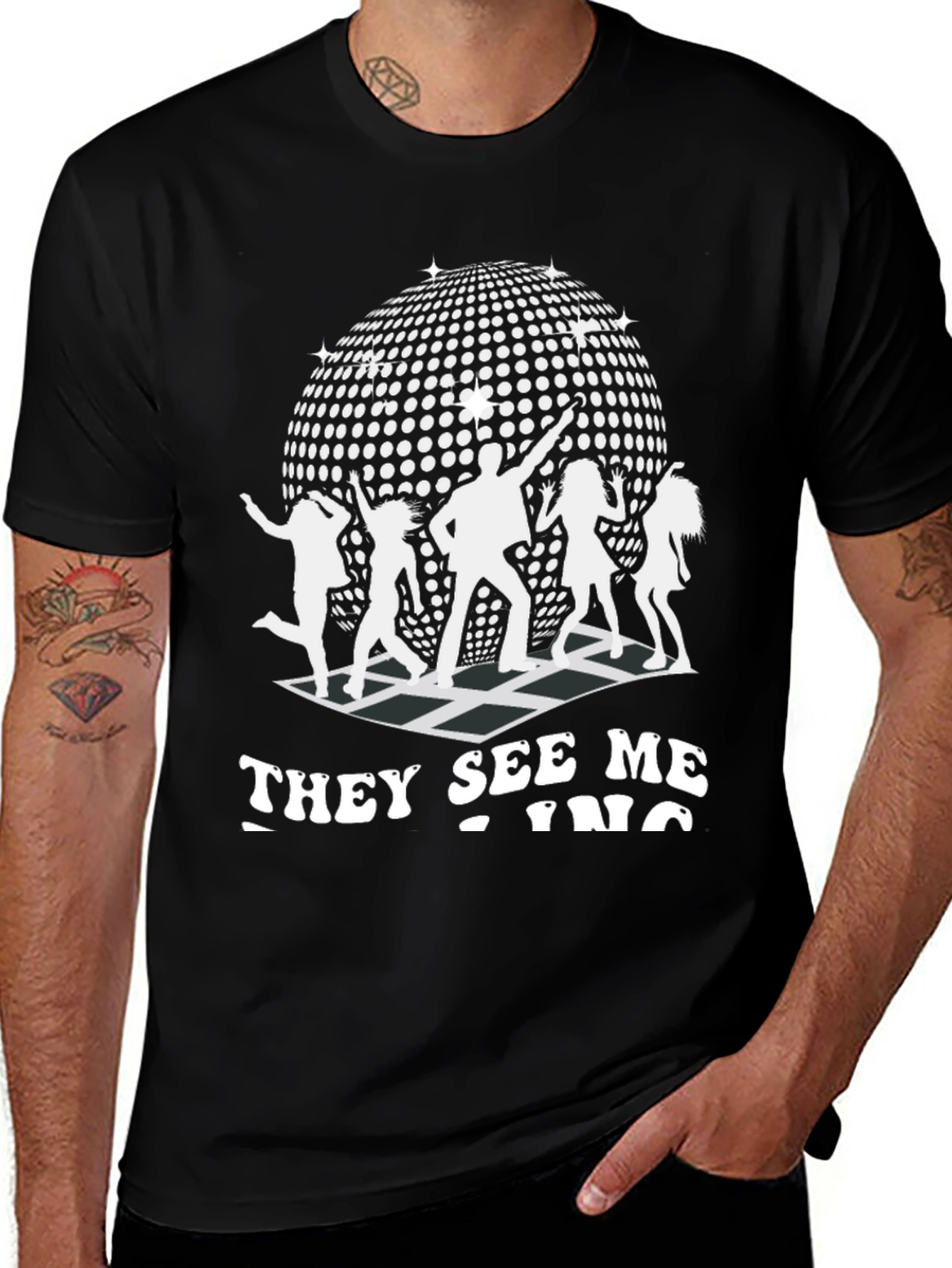 Variant 24 of Disco Party T-Shirt - They See Me Rolling