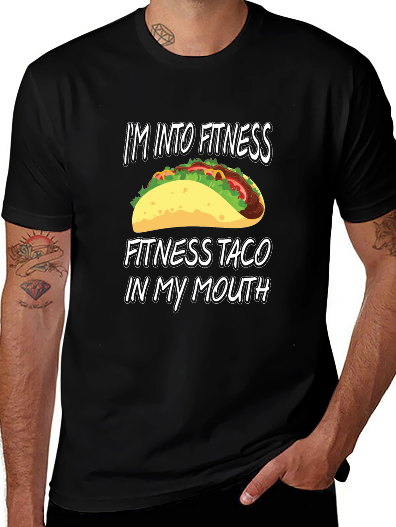 Variant 6 of Fitness Taco Graphic T-Shirt