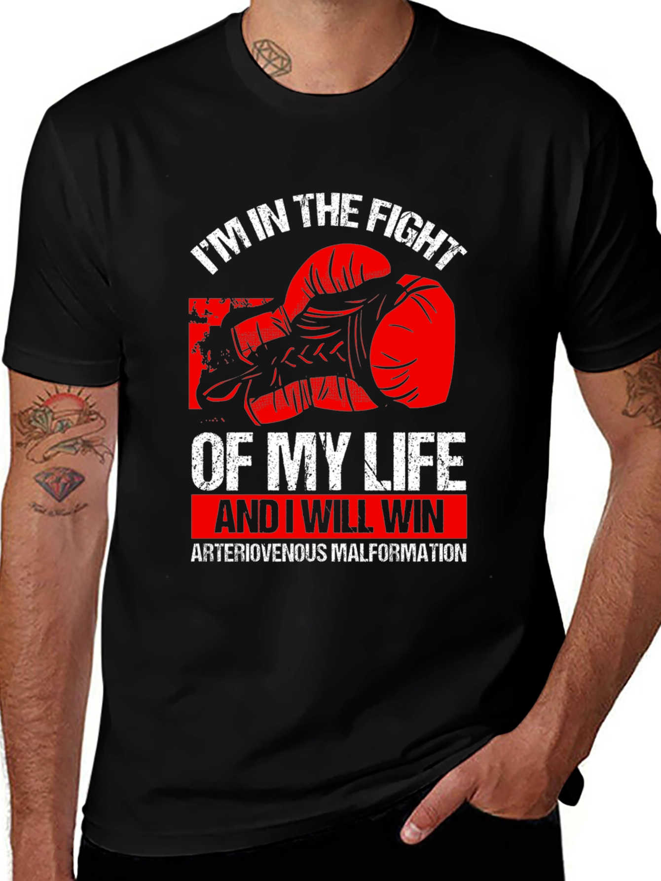 Variant 17 of Fight of My Life Graphic T-Shirt