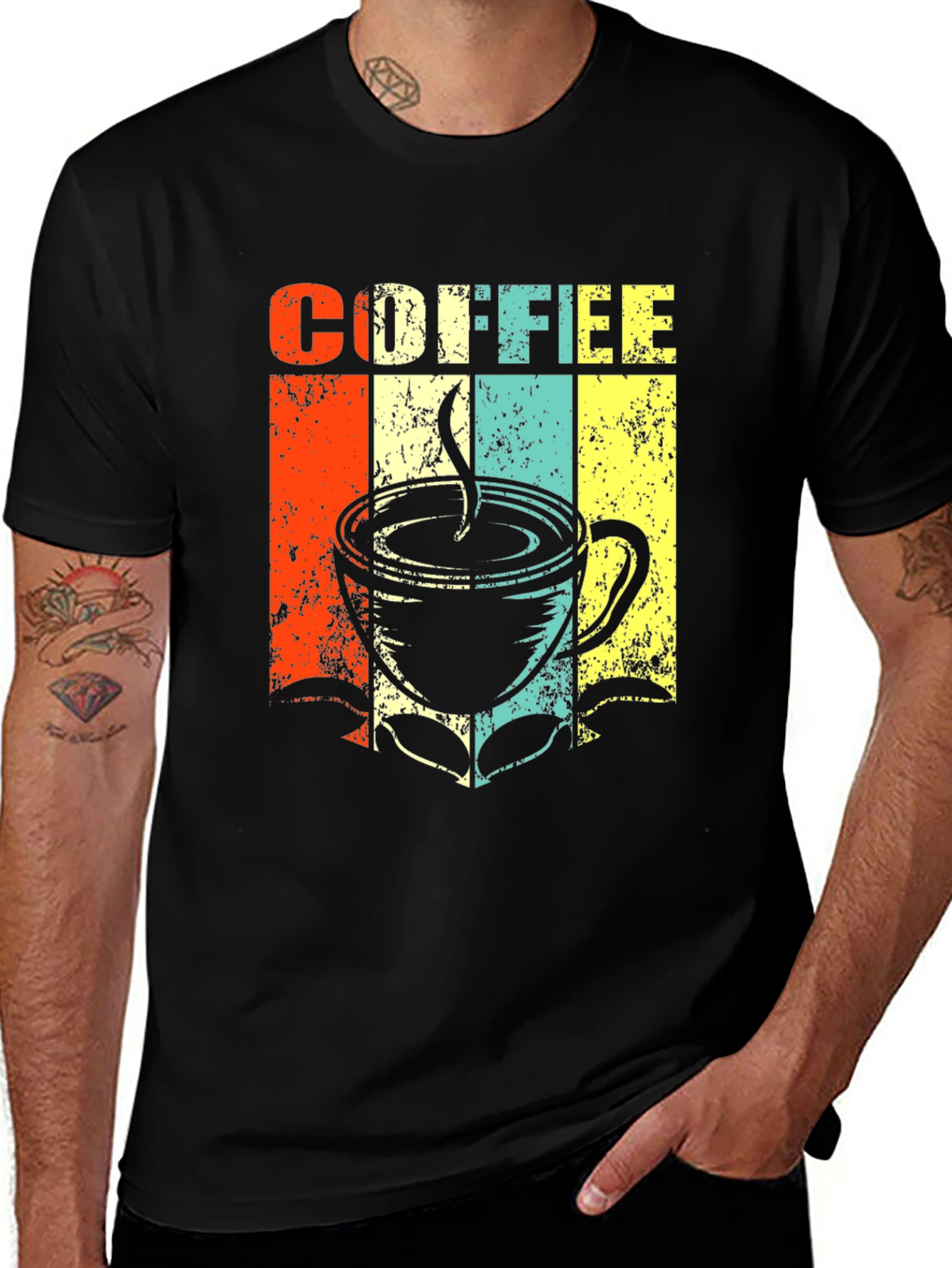 Variant 15 of Retro Coffee Graphic T-Shirt