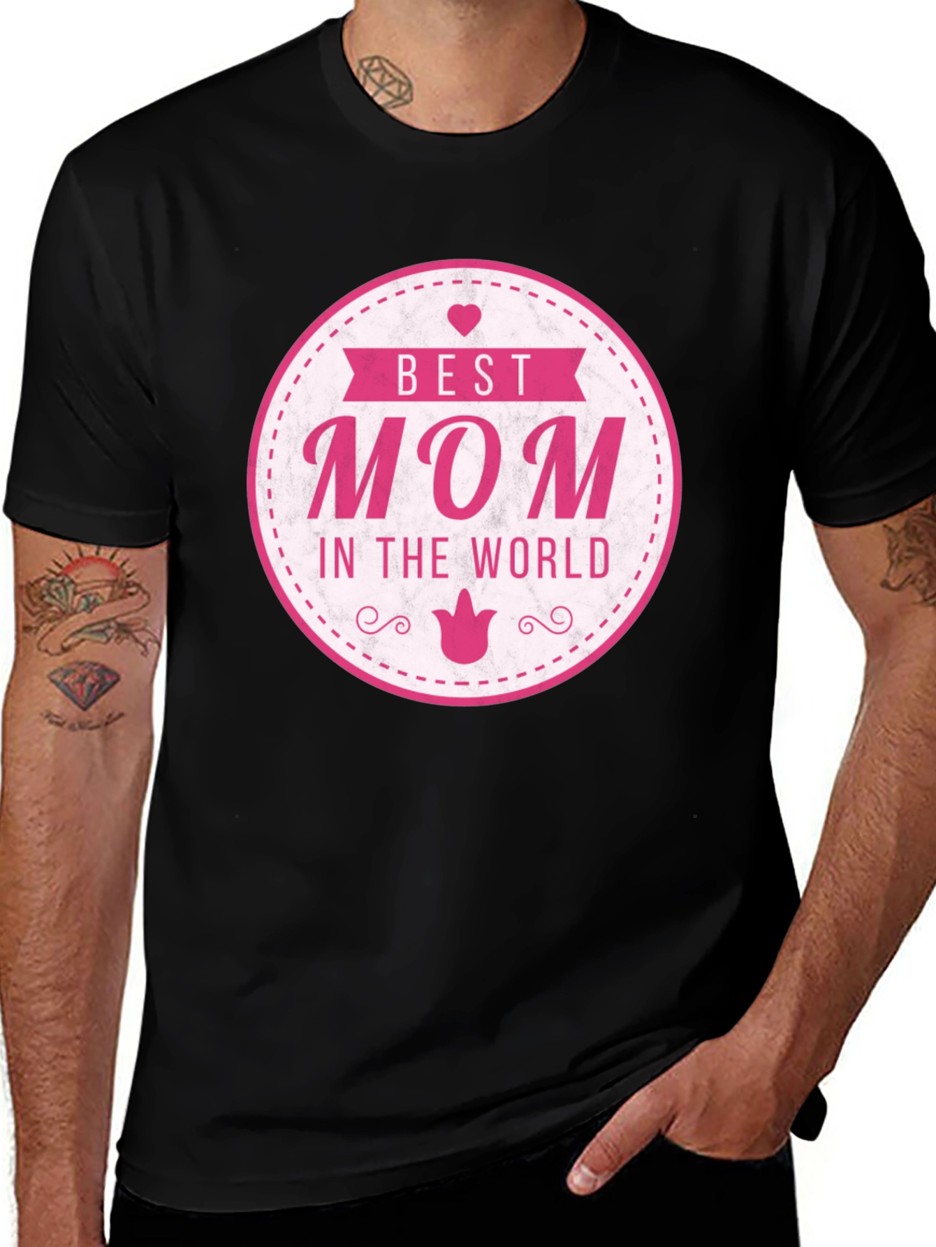 Variant 21 of Best Mom in the World T-Shirt