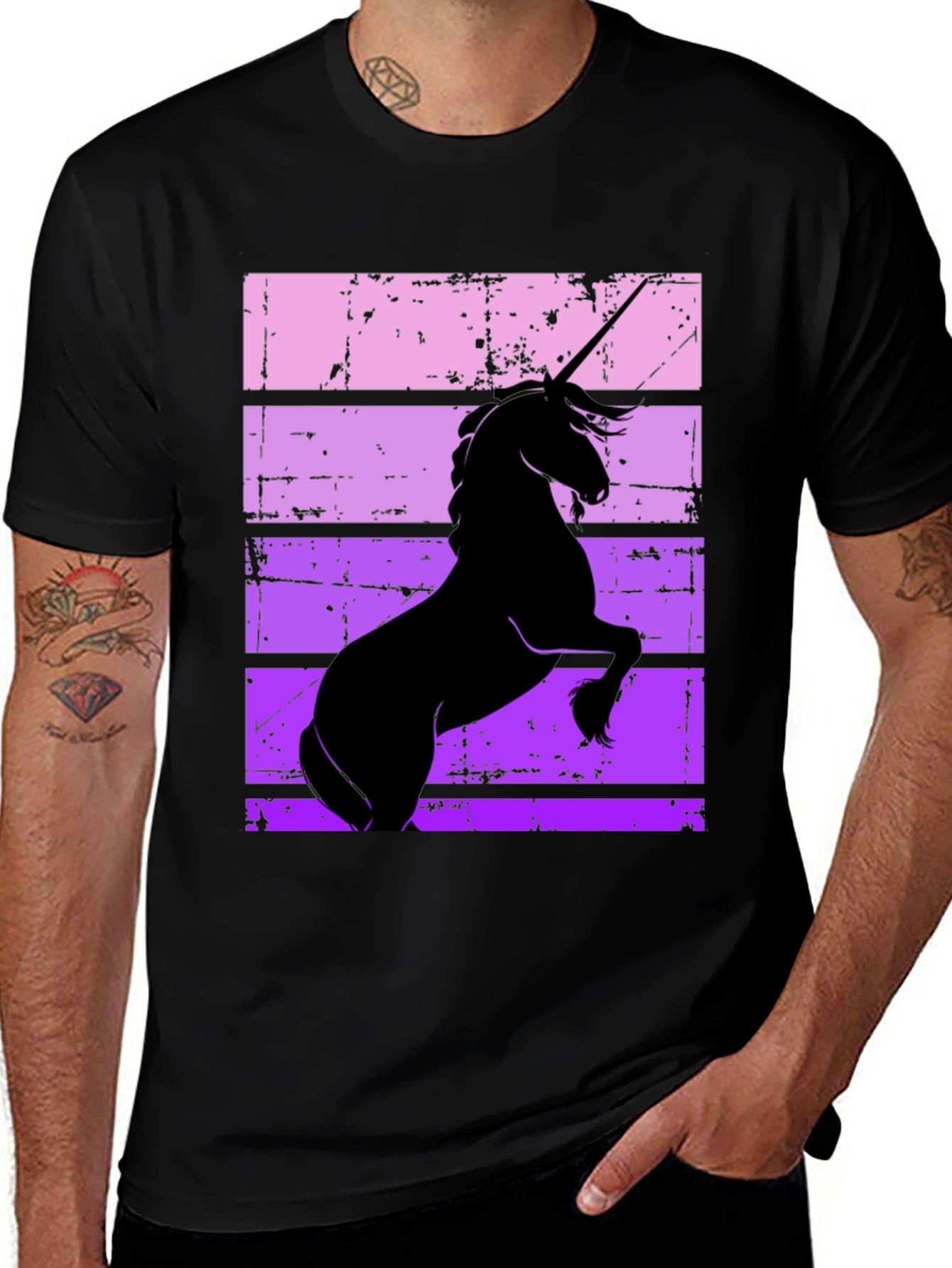 Variant 26 of Unicorn Silhouette Graphic Tee