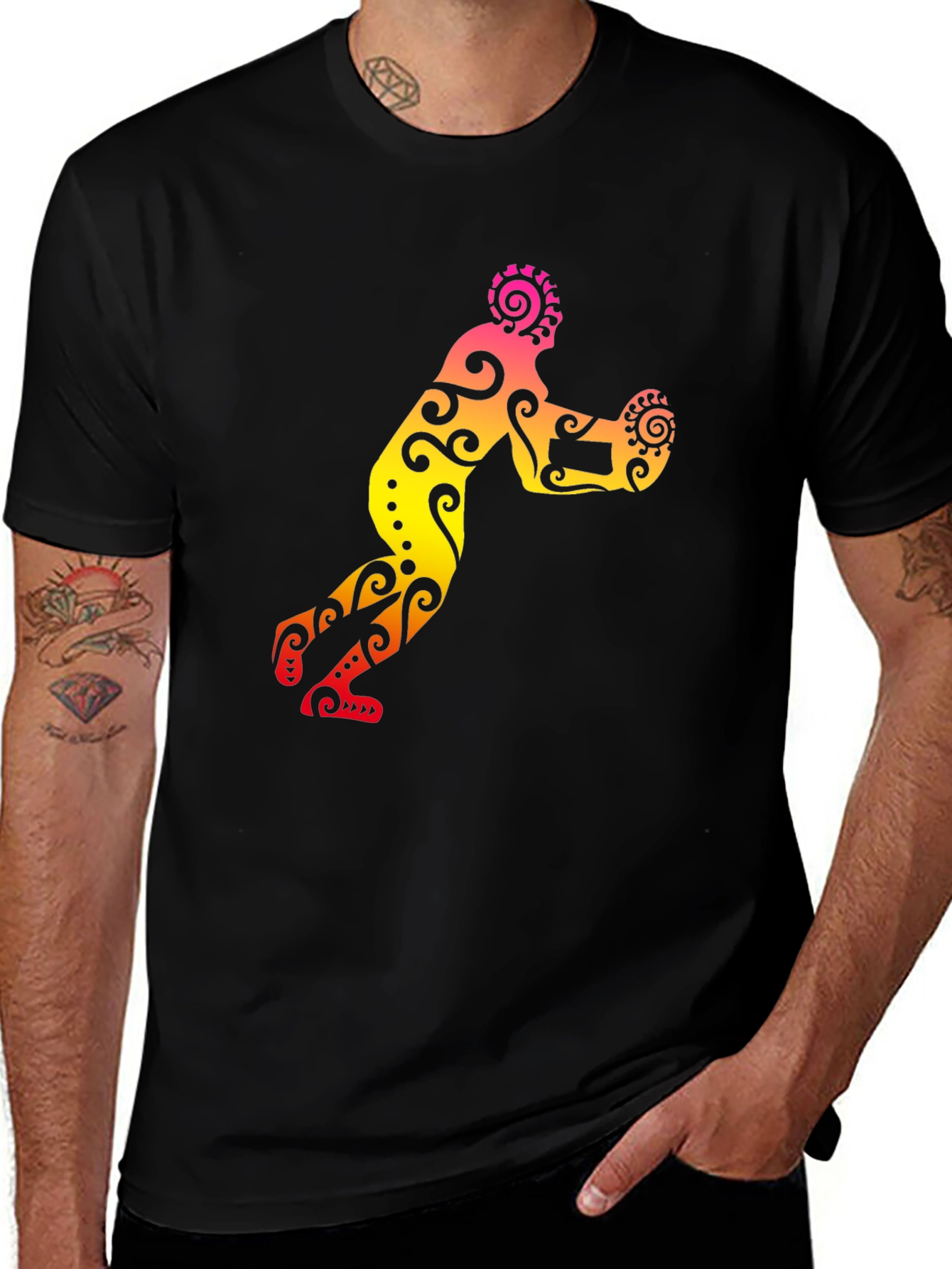 Variant 8 of Tribal Print Sports T-Shirt