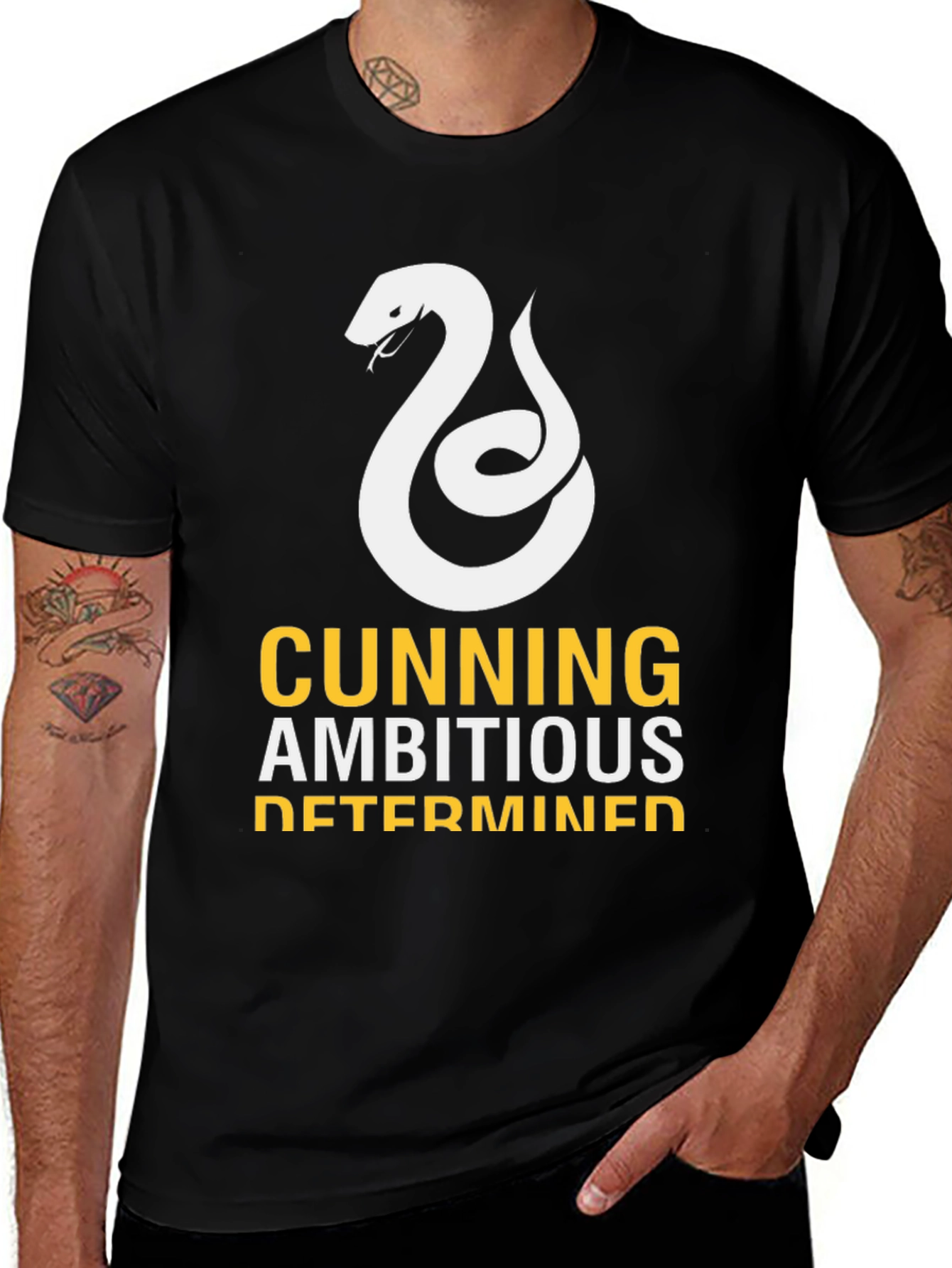 Cunning Ambitious Determined Slytherin T-Shirt
