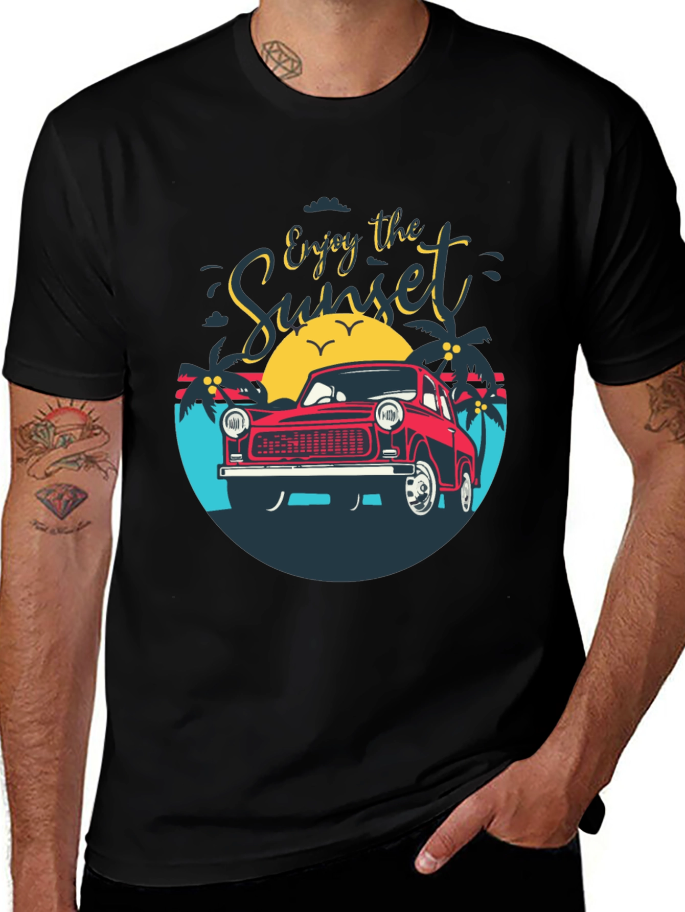 Variant 16 of Enjoy the Sunset Graphic T-Shirt