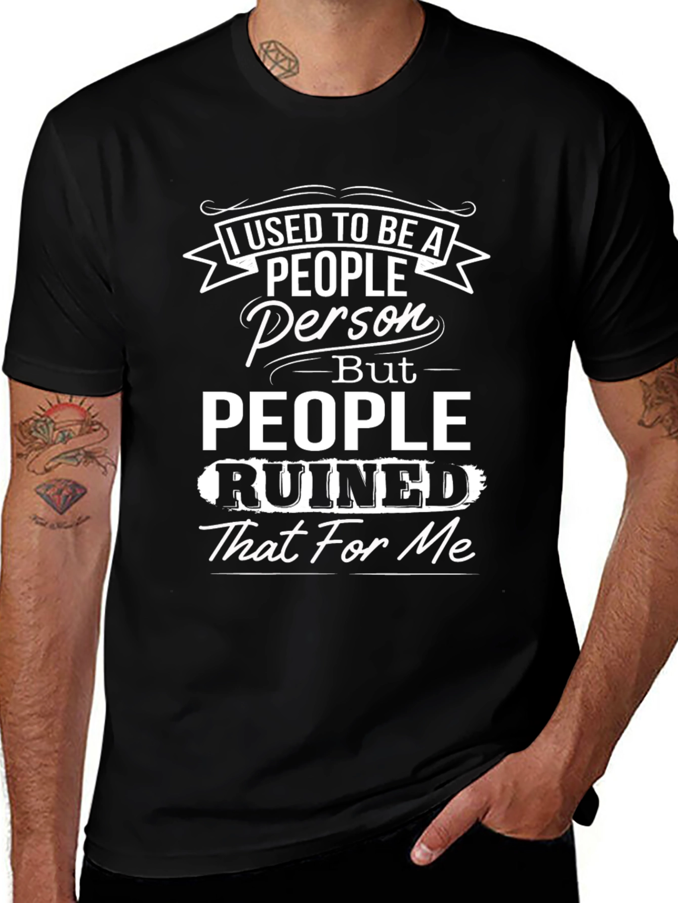 Variant 20 of I Used to Be a People Person T-Shirt