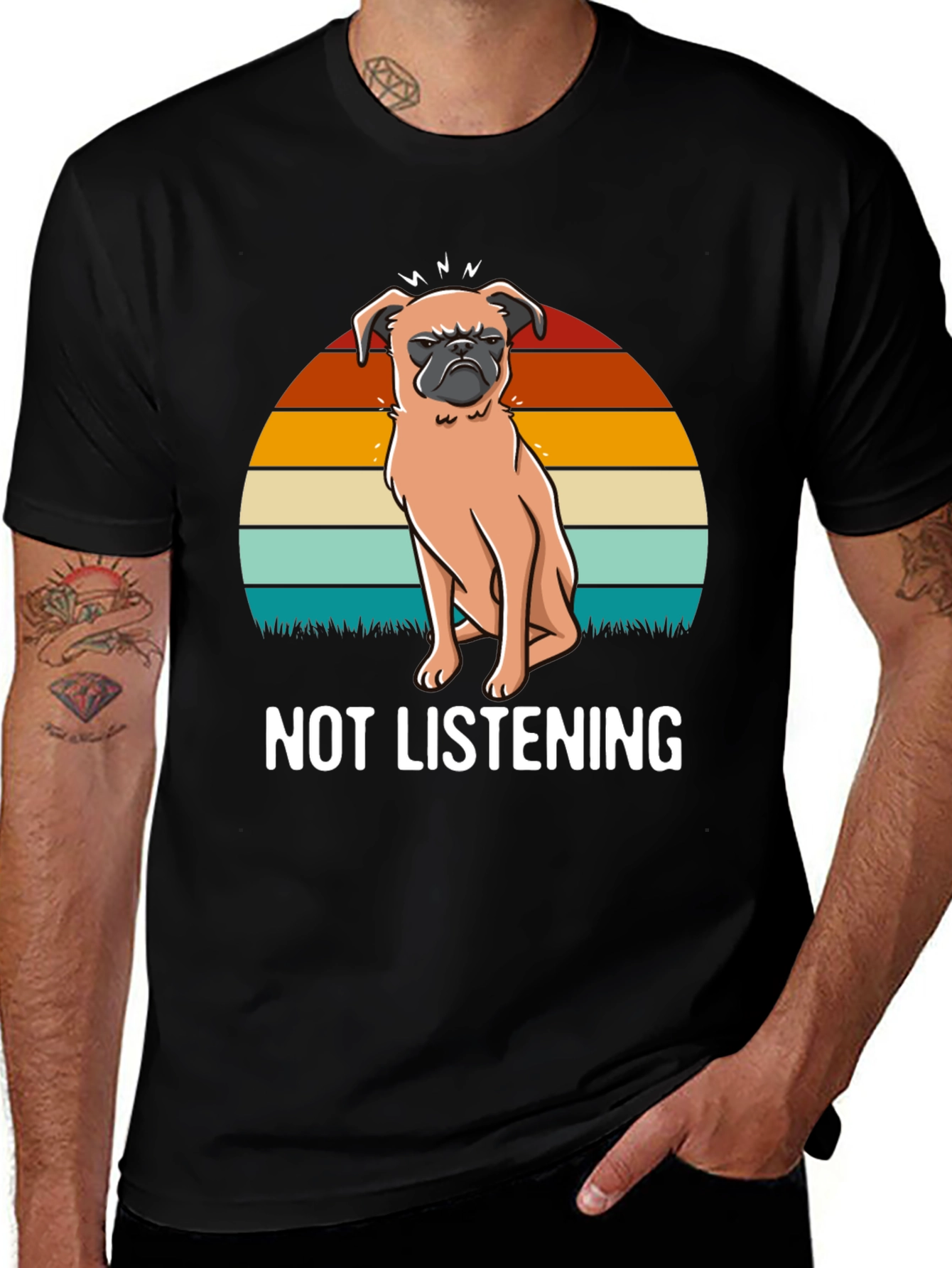 Variant 16 of Not Listening Dog T-Shirt