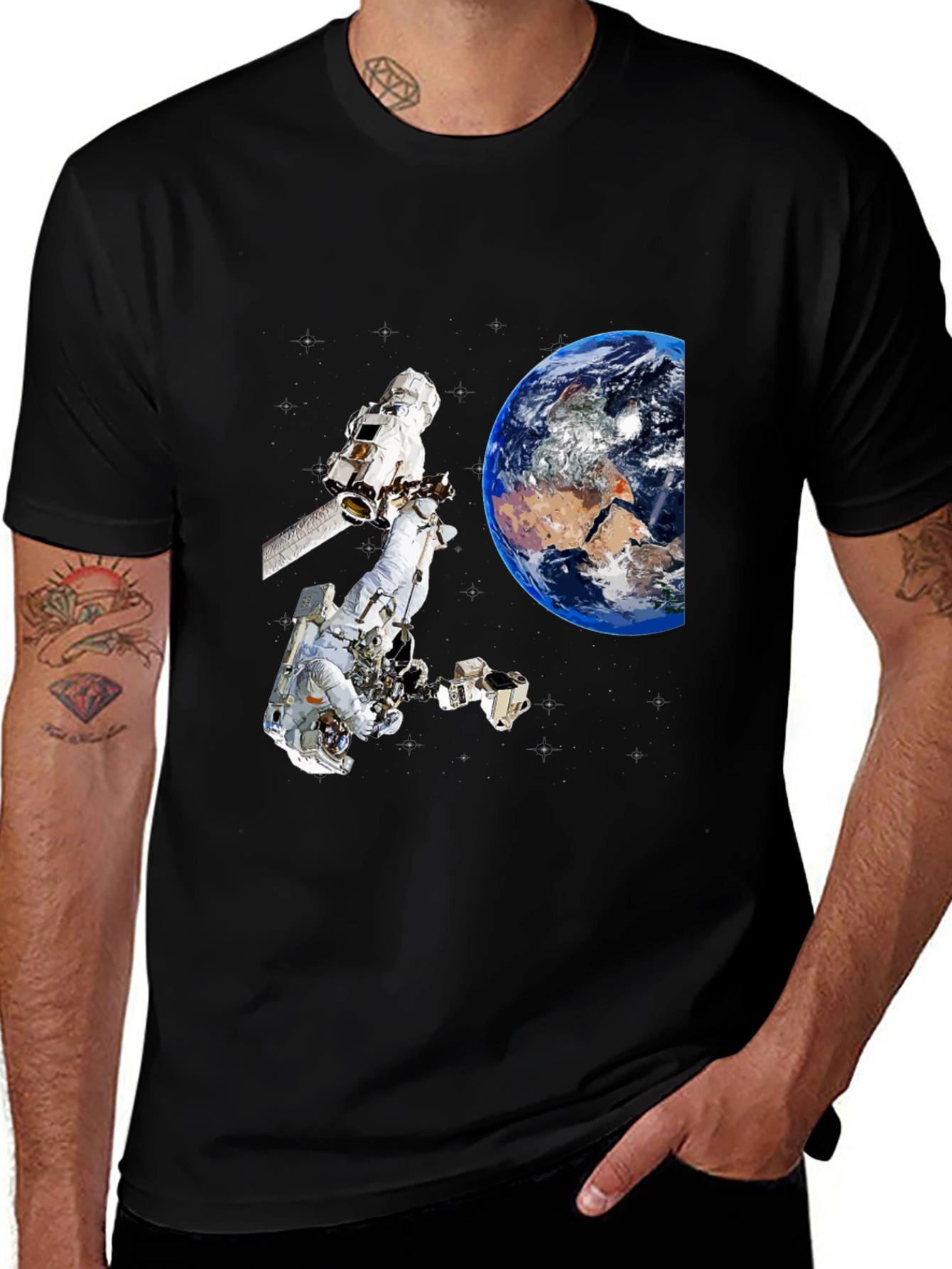 Variant 27 of Astronaut Earth T-Shirt