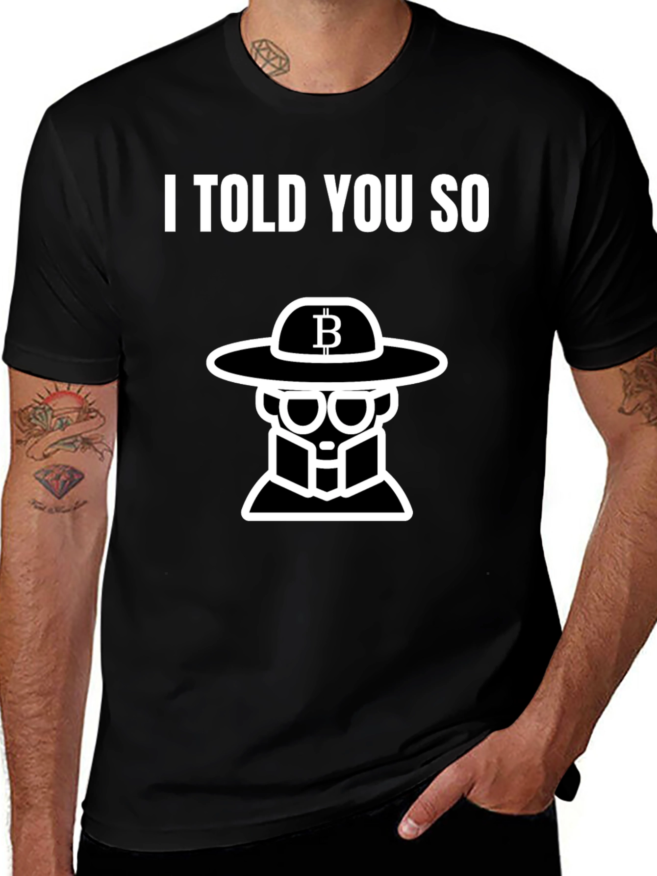 Variant 27 of I Told You So Crypto Bitcoin T-Shirt