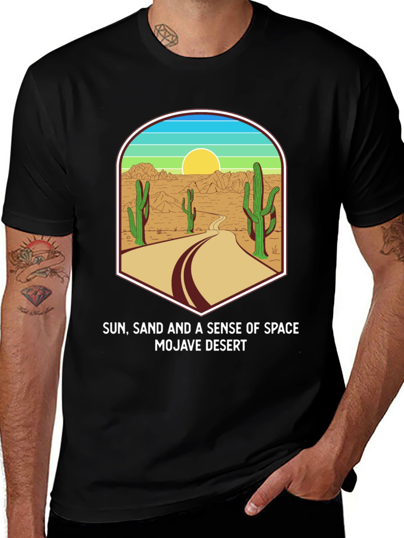 Mojave Desert T-Shirt - Sun, Sand, & Space